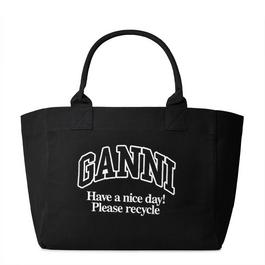 Ganni Oversized Canvas Tote Bag