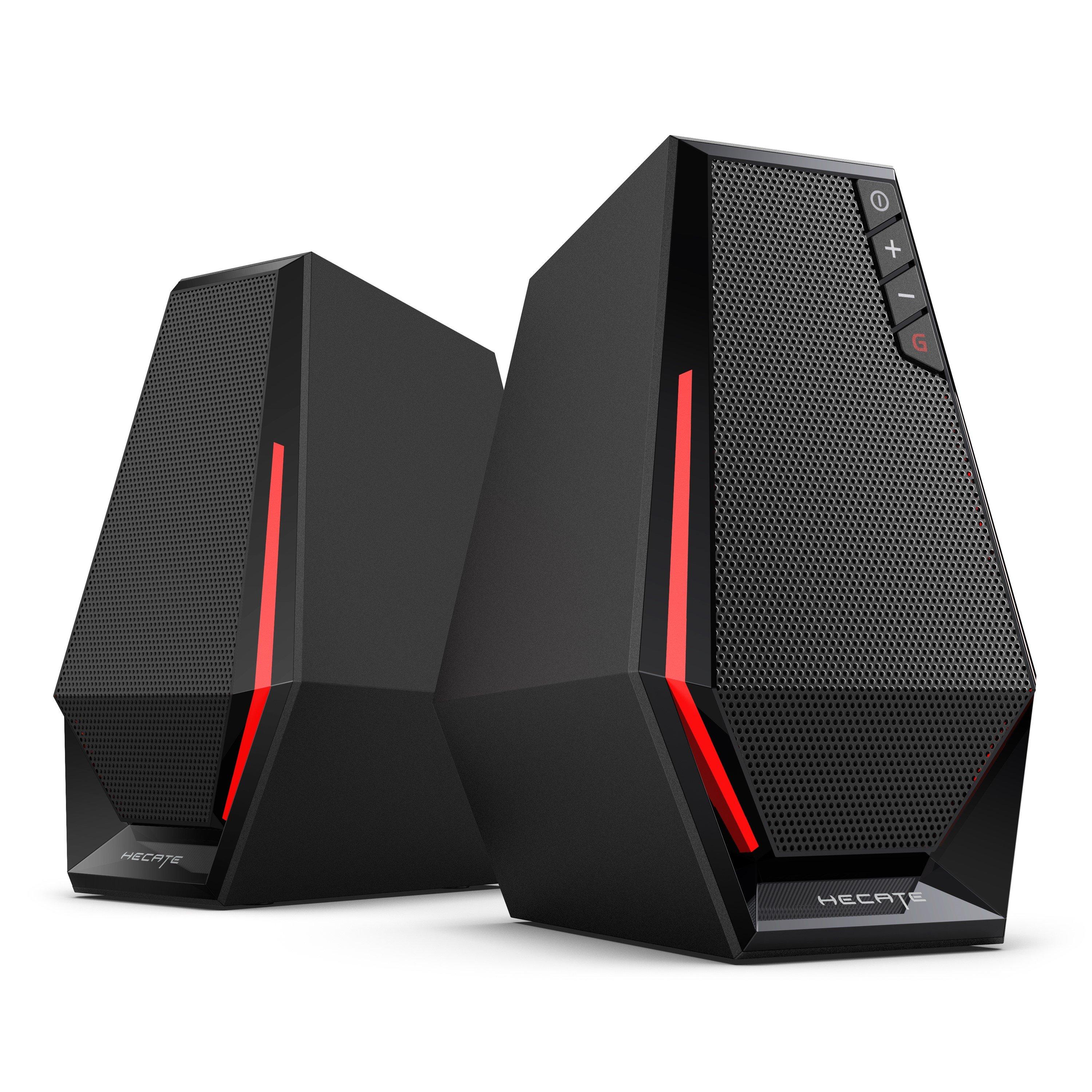 Black - Edifier - Edifier Hecate G1500SE Red LED Gaming 2.0 Speakers - 3