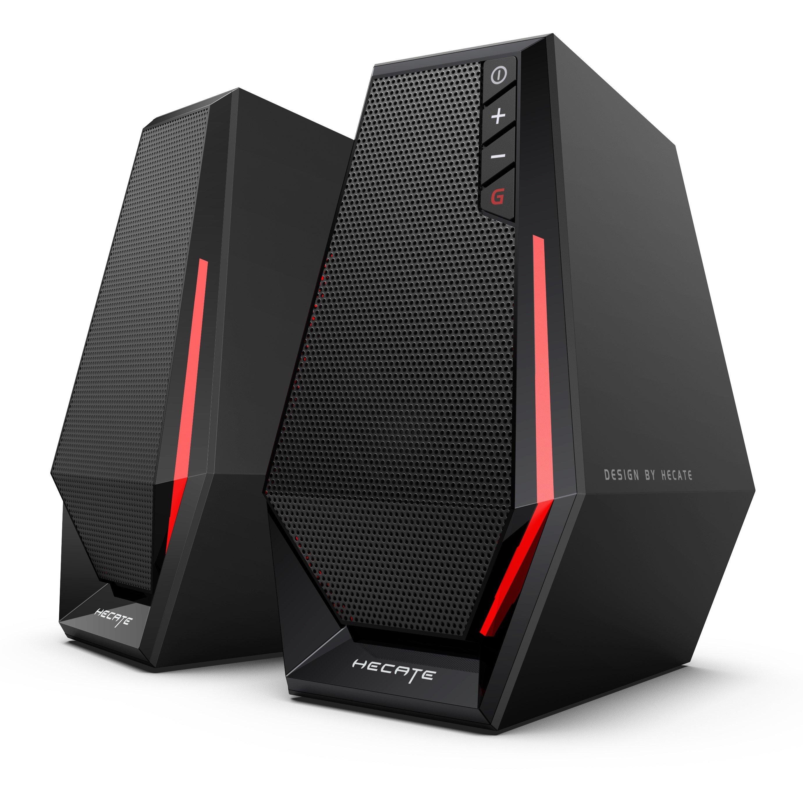 Black - Edifier - Edifier Hecate G1500SE Red LED Gaming 2.0 Speakers - 4