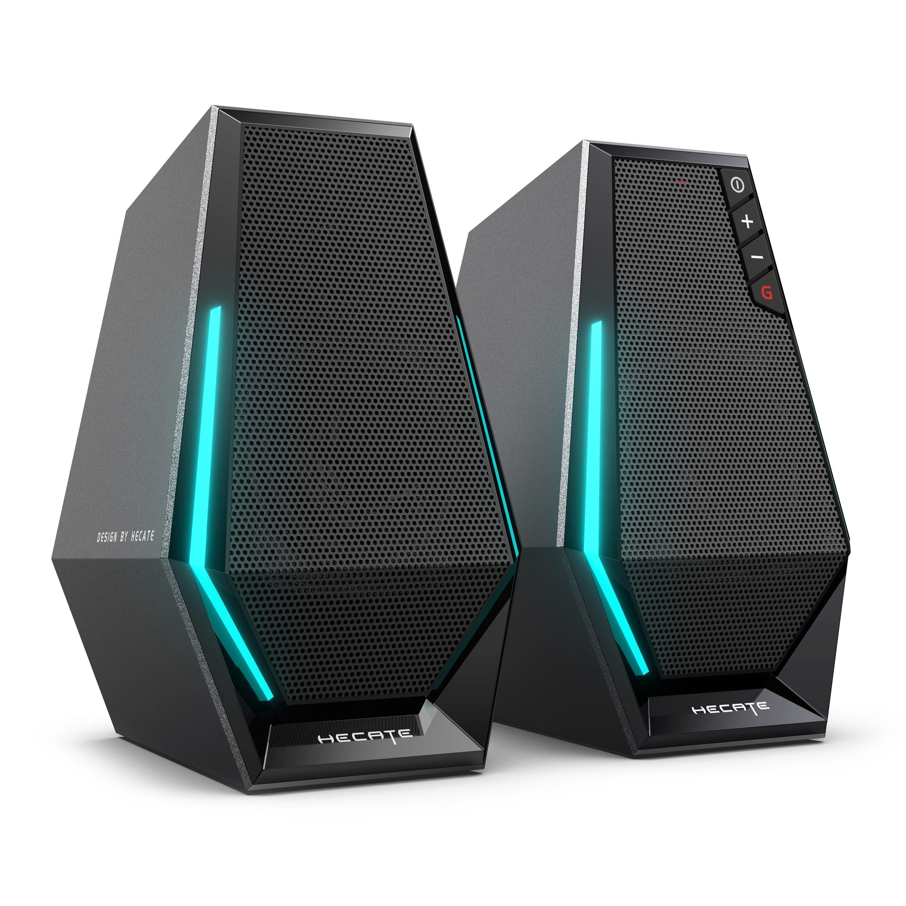 Black - Edifier - Edifier G1500 RGB & Bluetooth Gaming 2.0 Speakers - 1