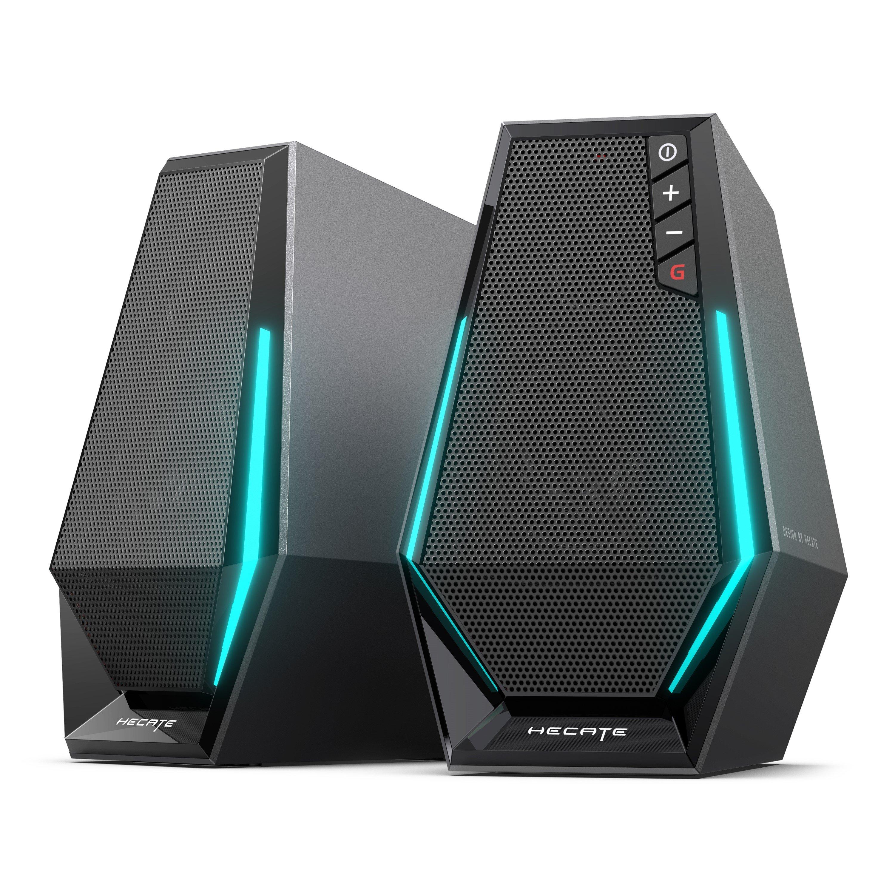 Black - Edifier - Edifier G1500 RGB & Bluetooth Gaming 2.0 Speakers - 3
