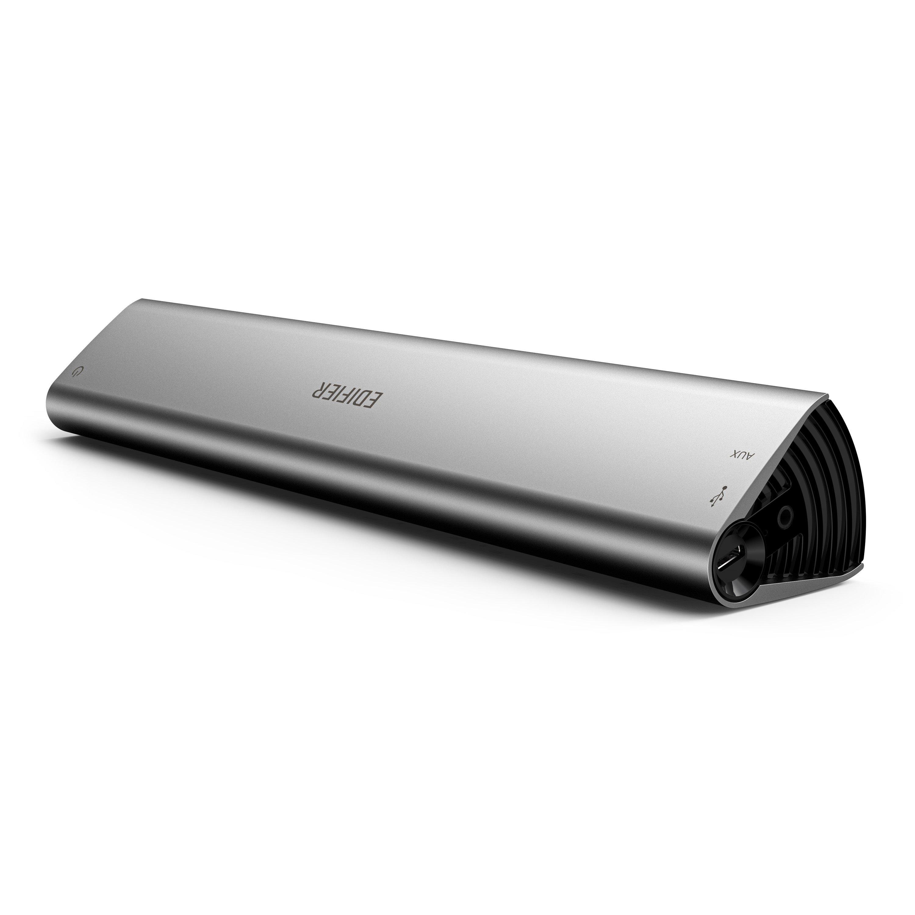 Silver - Edifier - Edifier MF200 Portable Tabletop Bluetooth Soundbar - 4