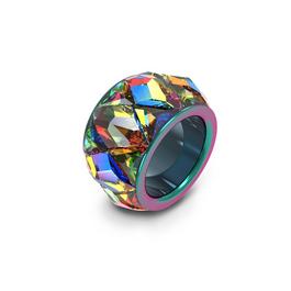 Swarovski Curiosa cocktail ring, Multicolored