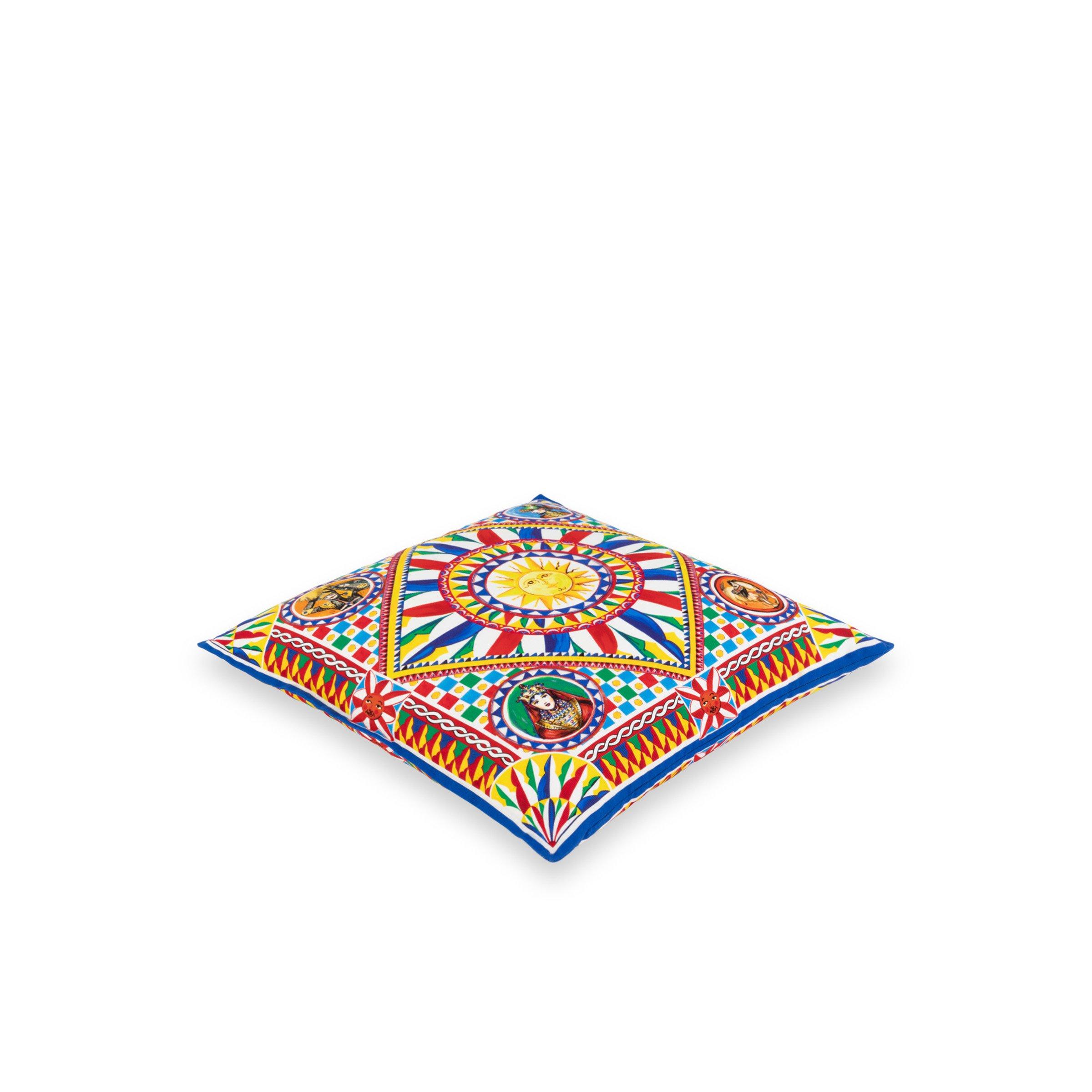 Multi - Dolce and Gabbana Casa - Carretto Sun Cushion - 45x45cm - 2