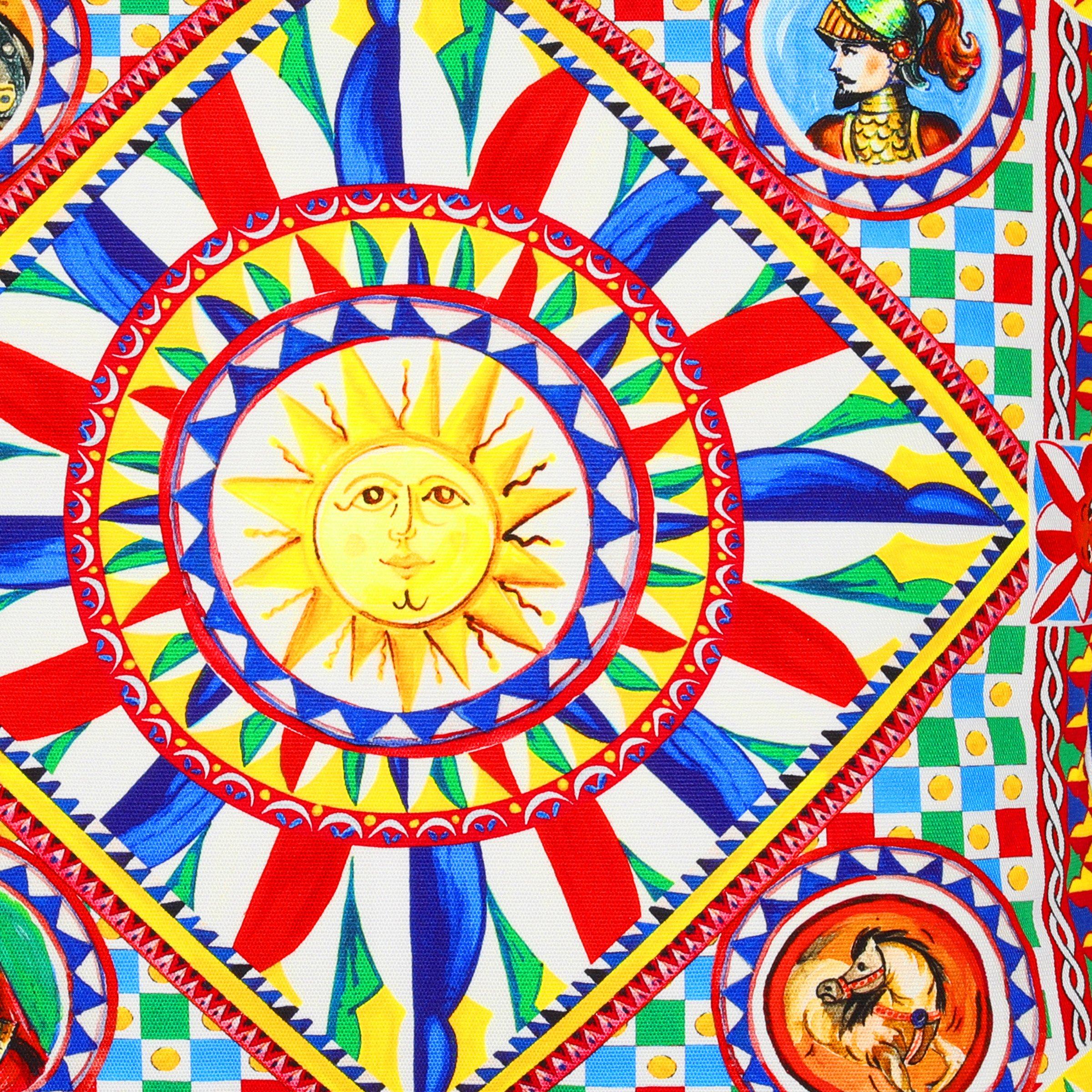 Multi - Dolce and Gabbana Casa - Carretto Sun Cushion - 45x45cm - 4