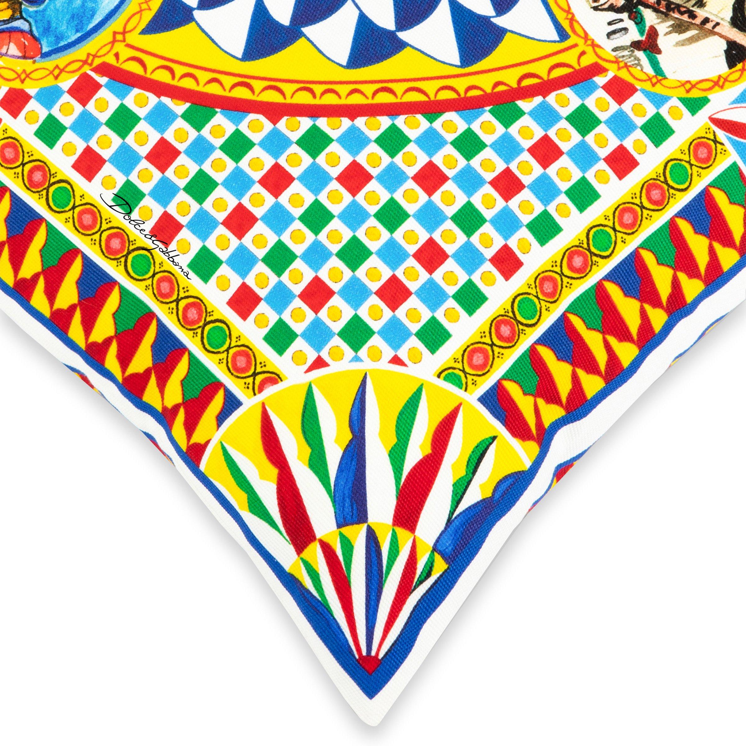 Multi - Dolce and Gabbana Casa - Carretto Cushion - 45x45cm - 3
