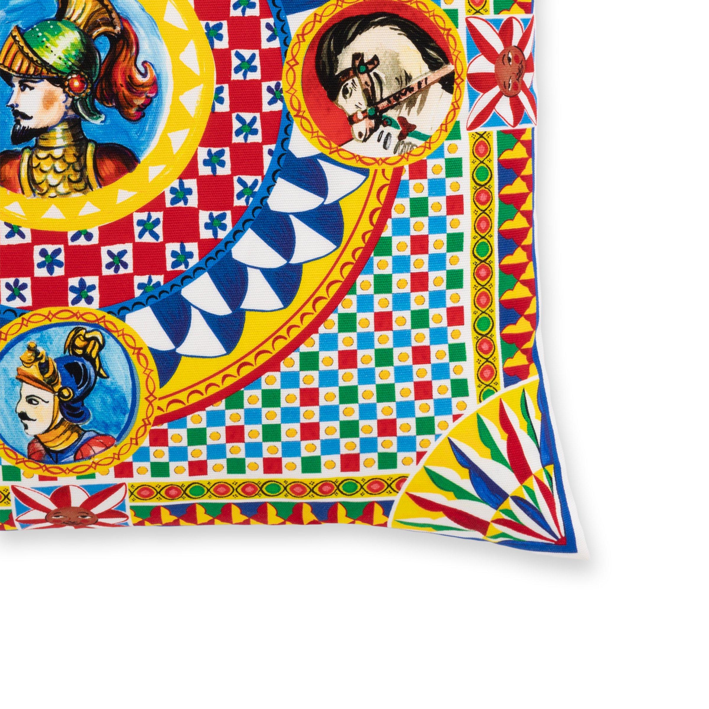 Multi - Dolce and Gabbana Casa - Carretto Cushion - 45x45cm - 4