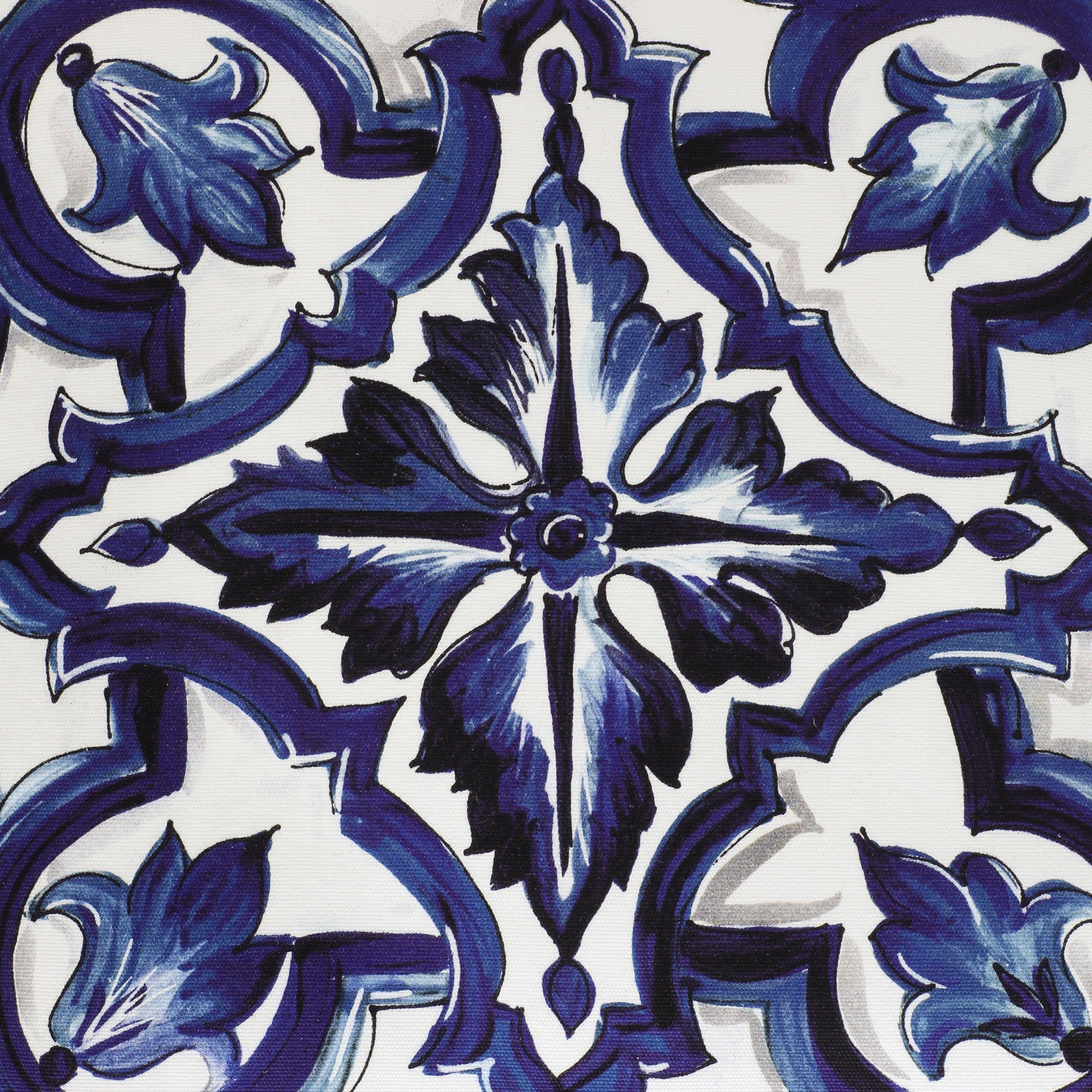 Blue - Dolce and Gabbana Casa - Blu Mediterraneo Canvas Cushion - 45x45cm - 5