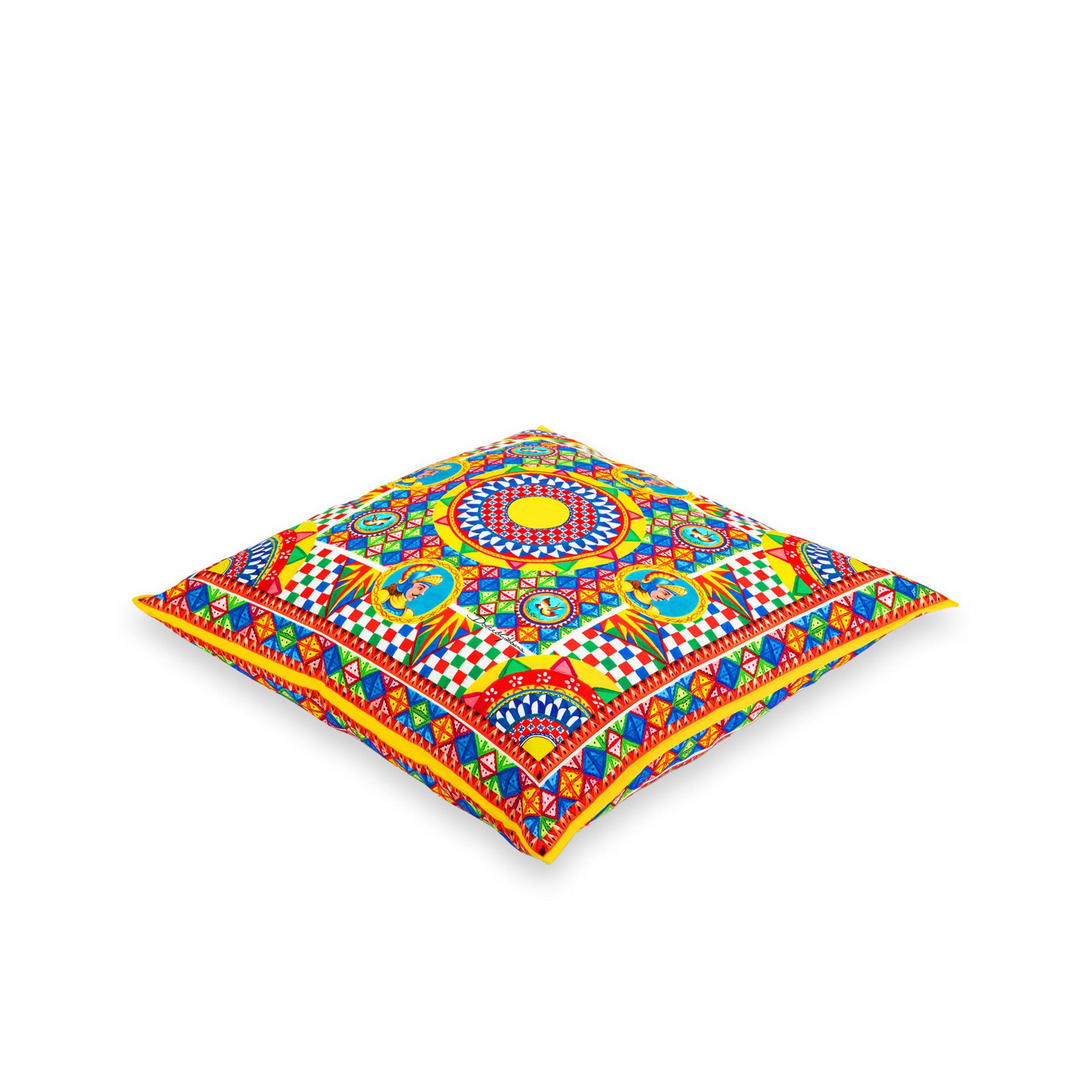 Multi - Dolce and Gabbana Casa - Carretto Cushion - 59x59cm - 2