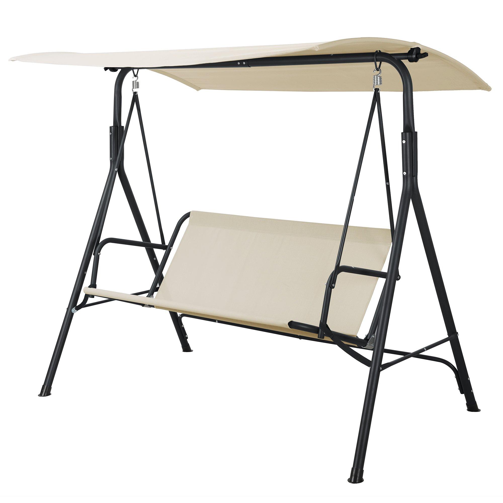 Cream Black - Linea - Royale 3 Seater Swing - 2