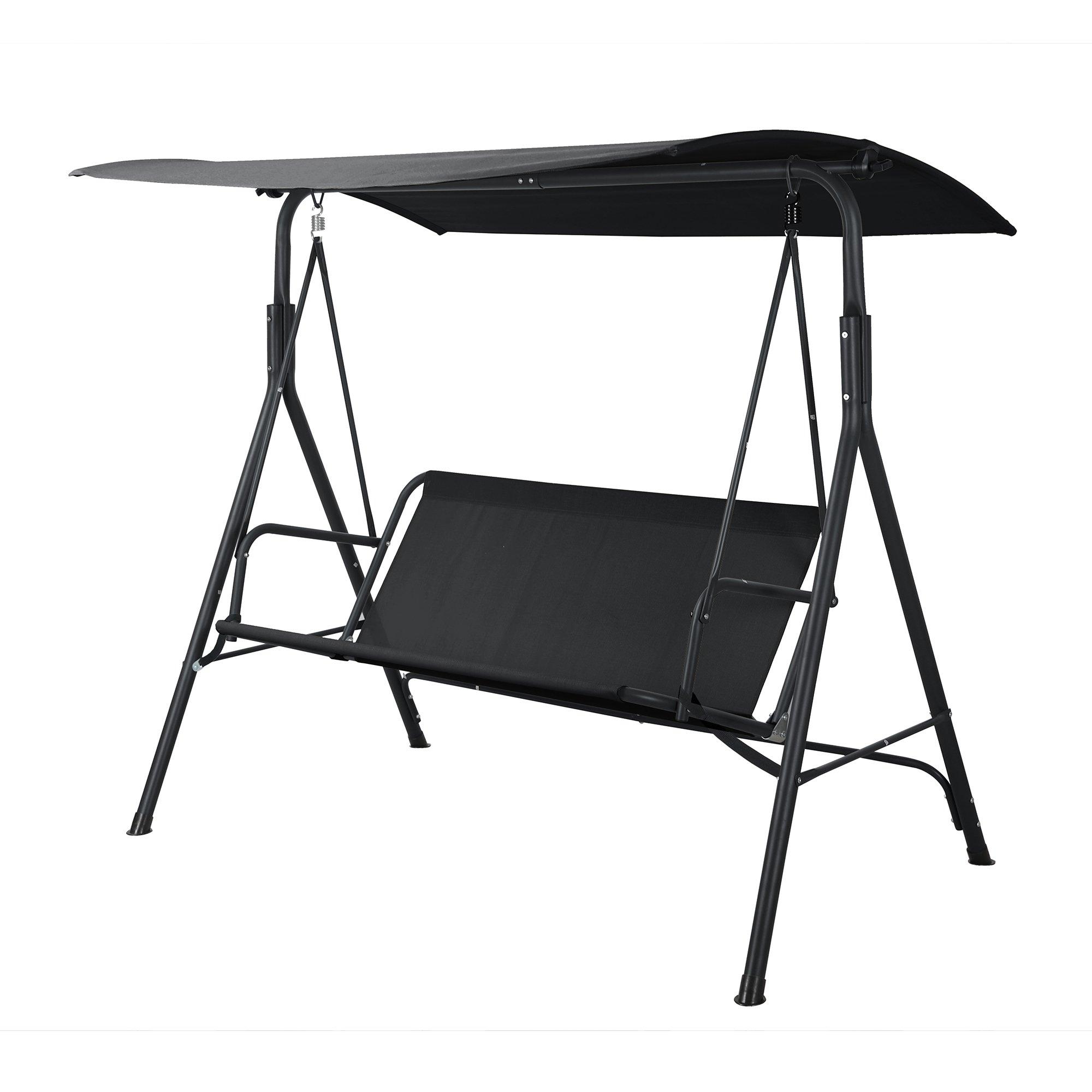 Black - Linea - Studio Royale 3 Seater Swing - 2