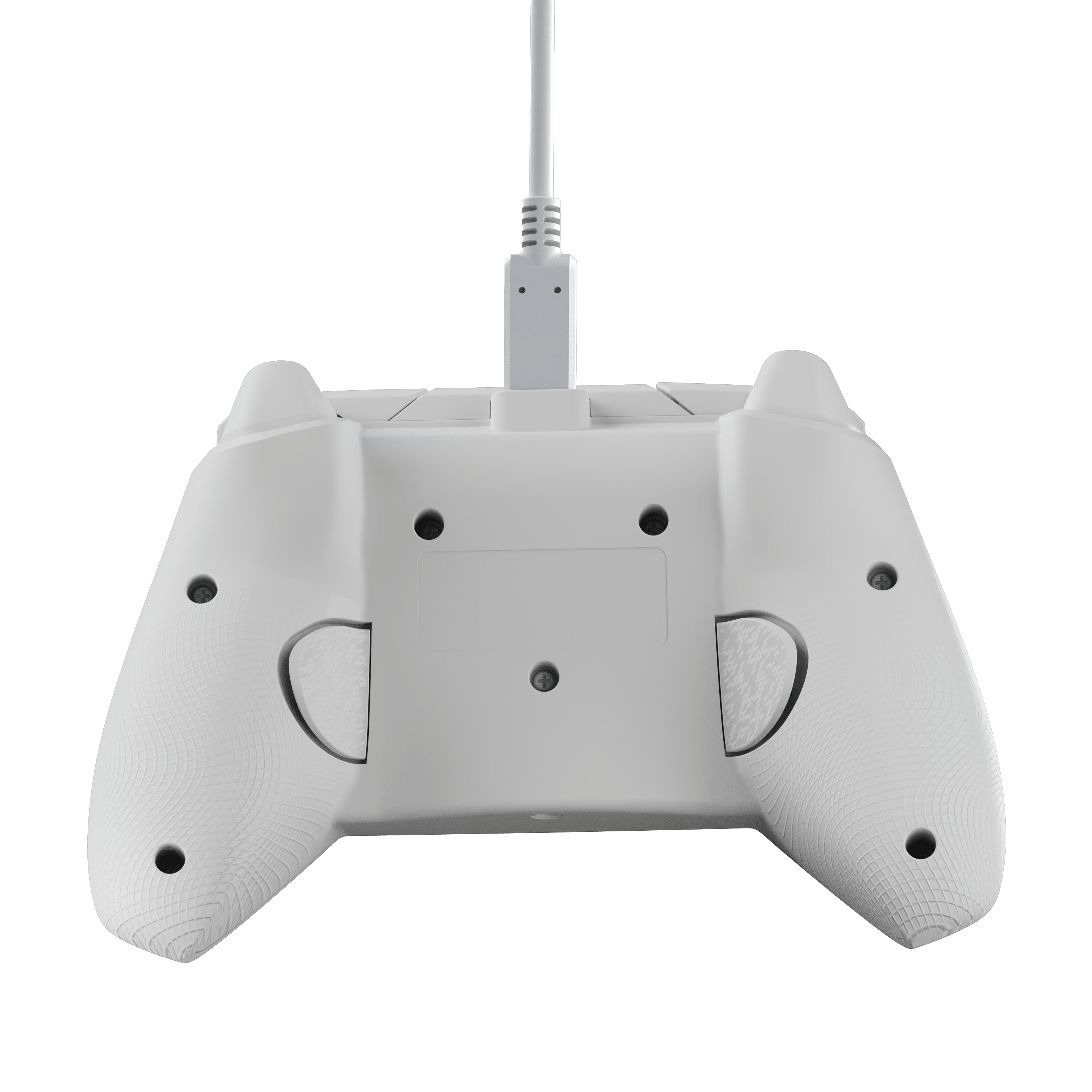 White - PDP - Afterglow Wave Wired Xbox Controller: White - 6