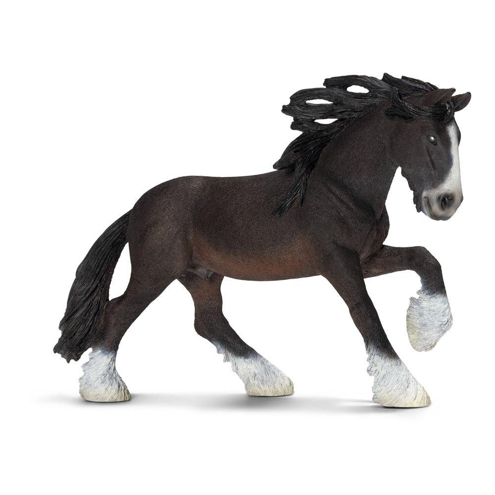 Schleich Farm World Shire Stallion Toy Figure