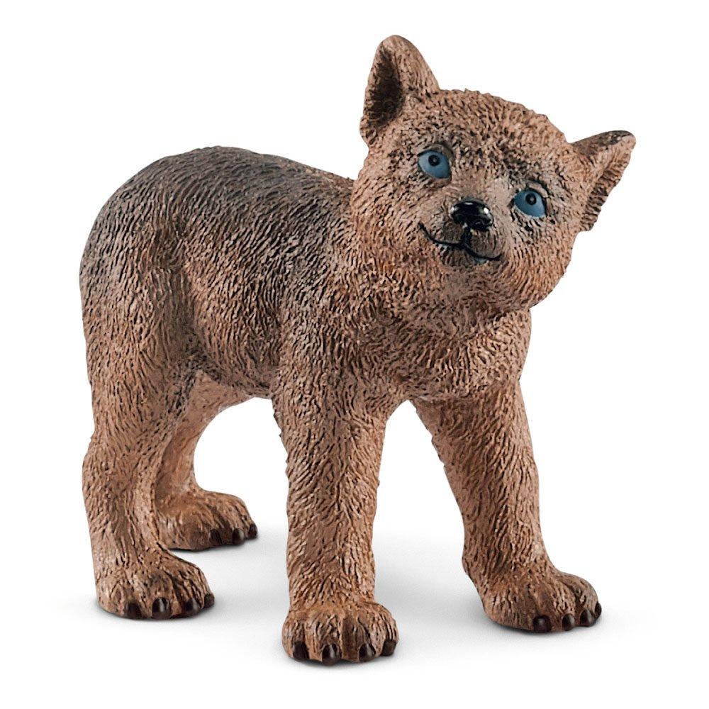 Multi - Schleich - Wild Life Mother Wolf with Pups Toy Figures Set - 4