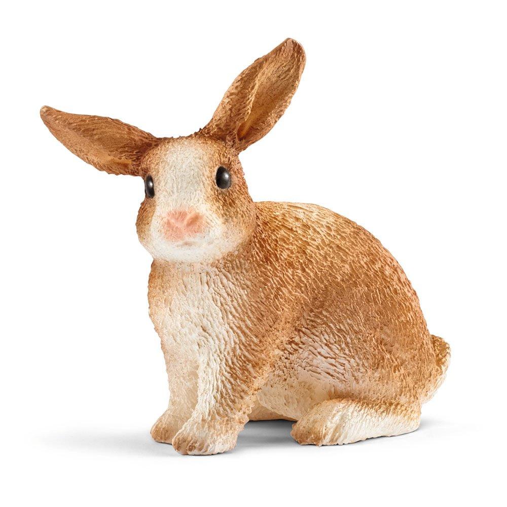 Schleich  Kids Farm World Rabbit Toy Fig -  - 001