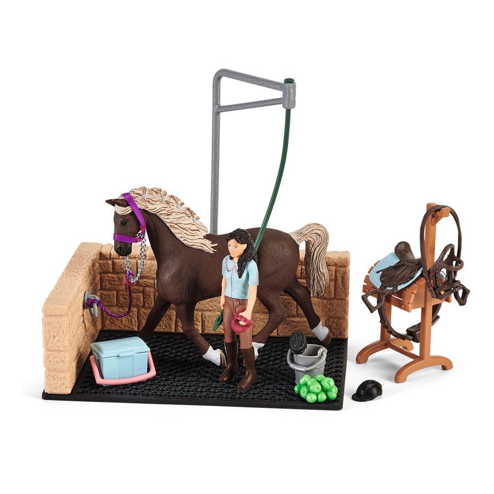 Multi - Schleich - Horse Club Washing Area with Horse Club Emily - 1