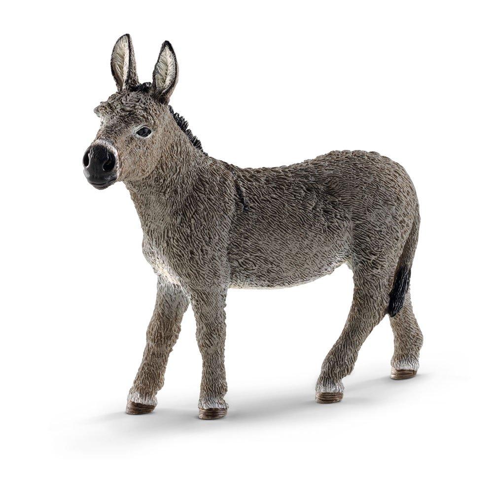 Multi - Schleich - Farm World Donkey Toy Fig