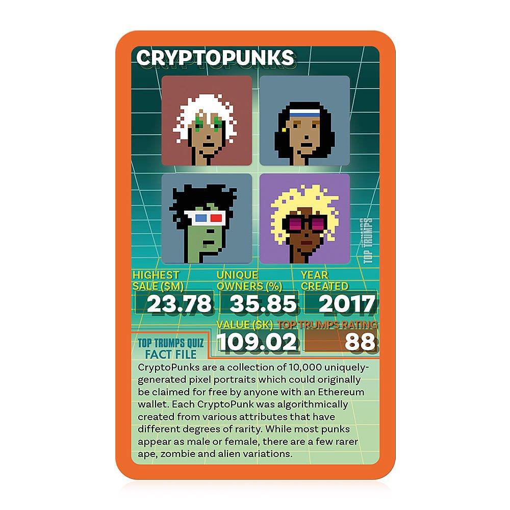 Merchandise - Top Trumps - Gen Z: Trends of NFTs Top Trumps - 4