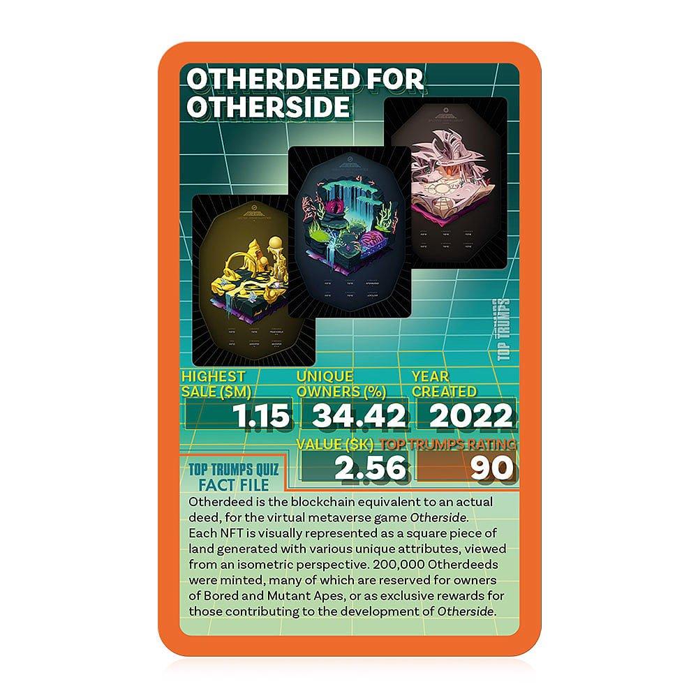 Merchandise - Top Trumps - Gen Z: Trends of NFTs Top Trumps - 5