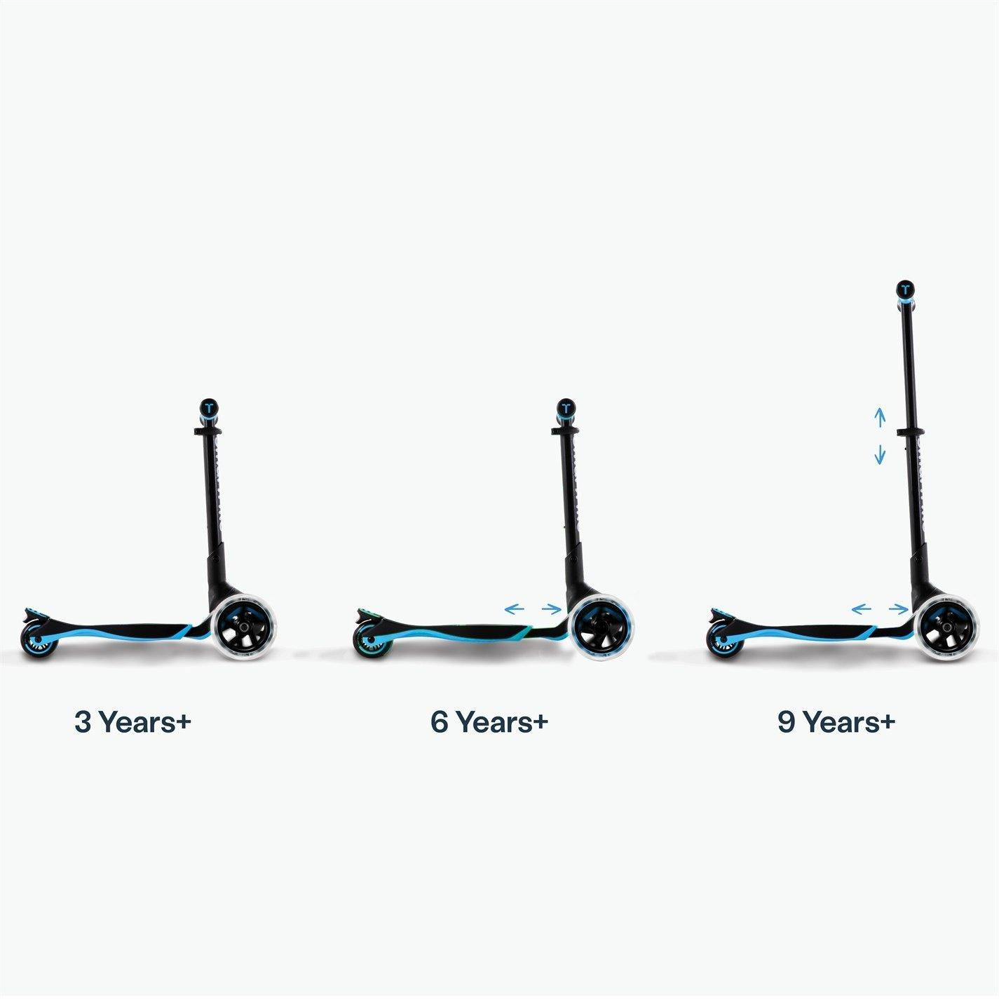 Blue - smarTrike Xtend - smarTrike Xtend Kids Extendable Scooter - Blue - 5