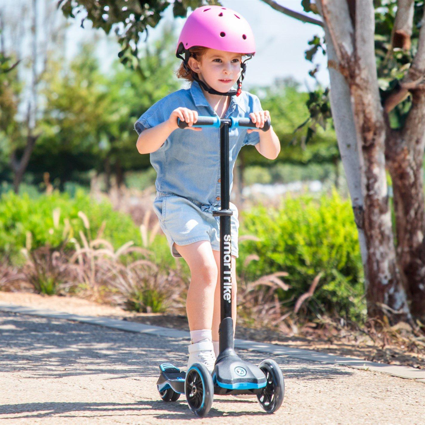 Blue - smarTrike Xtend - smarTrike Xtend Kids Extendable Scooter - Blue - 8