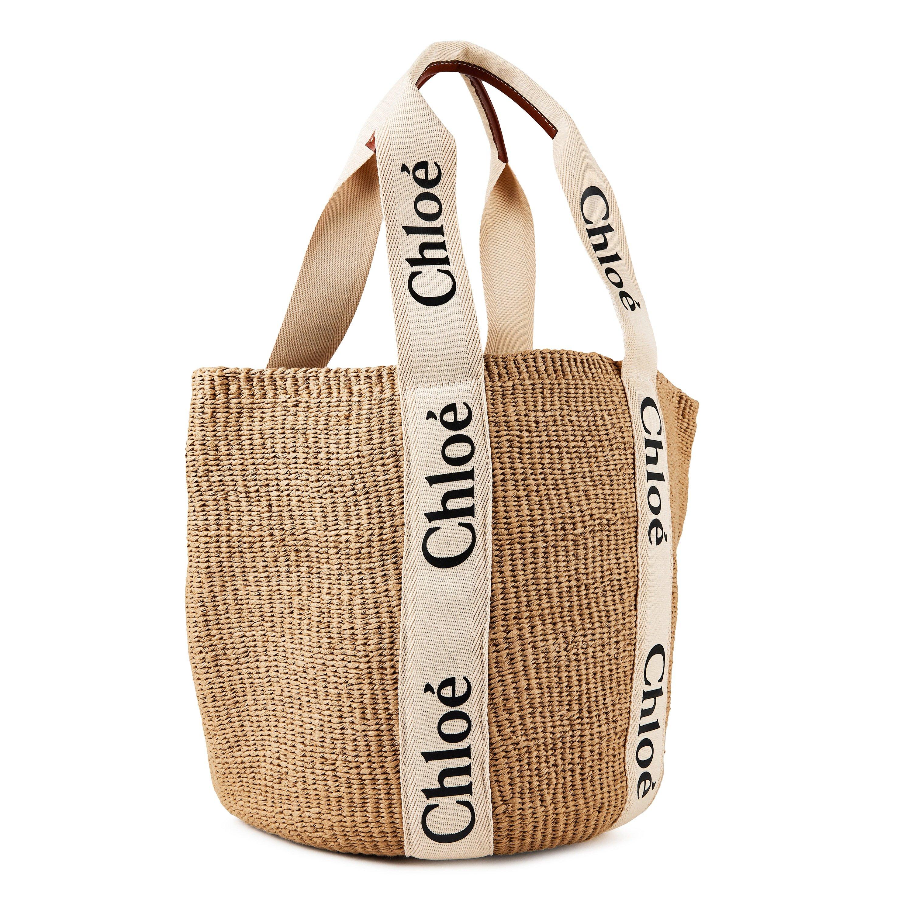 White - Chloe - Woody Basket Bag - 4