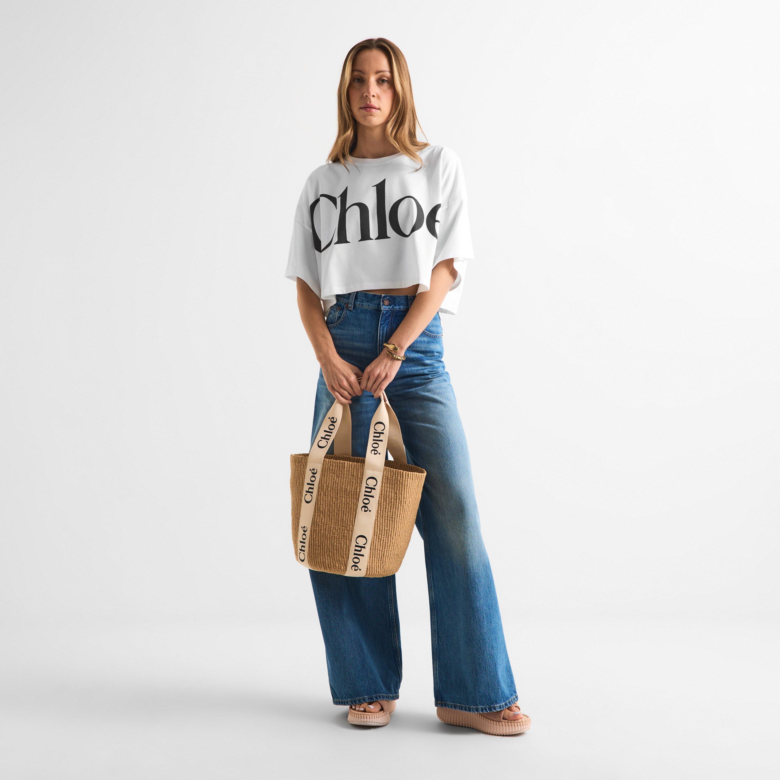 White - Chloe - Woody Basket Bag - 5