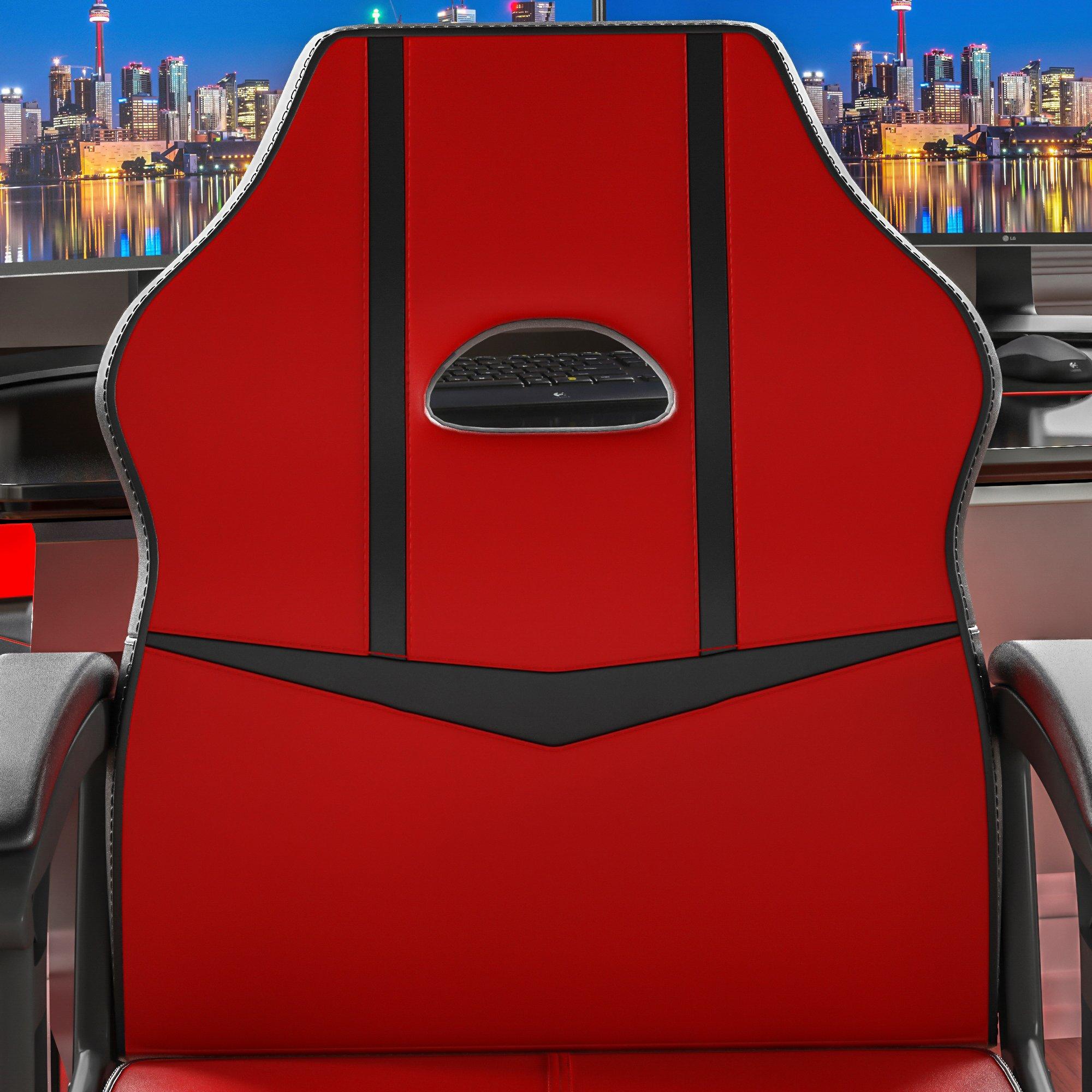 Red & Black - Lassic - Vida Designs Comet Racing Gaming Chair UKFR - 3