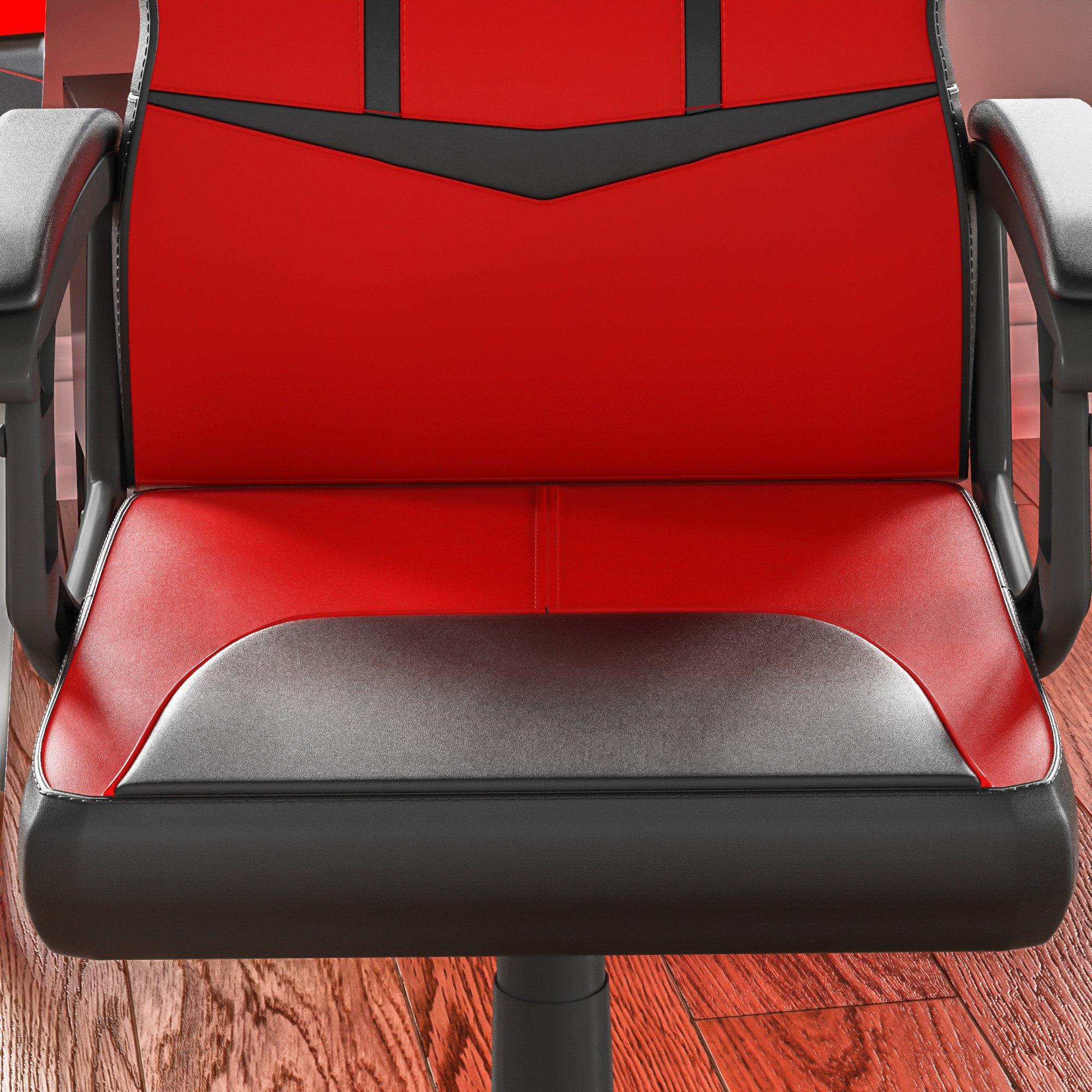 Red & Black - Lassic - Vida Designs Comet Racing Gaming Chair UKFR - 4