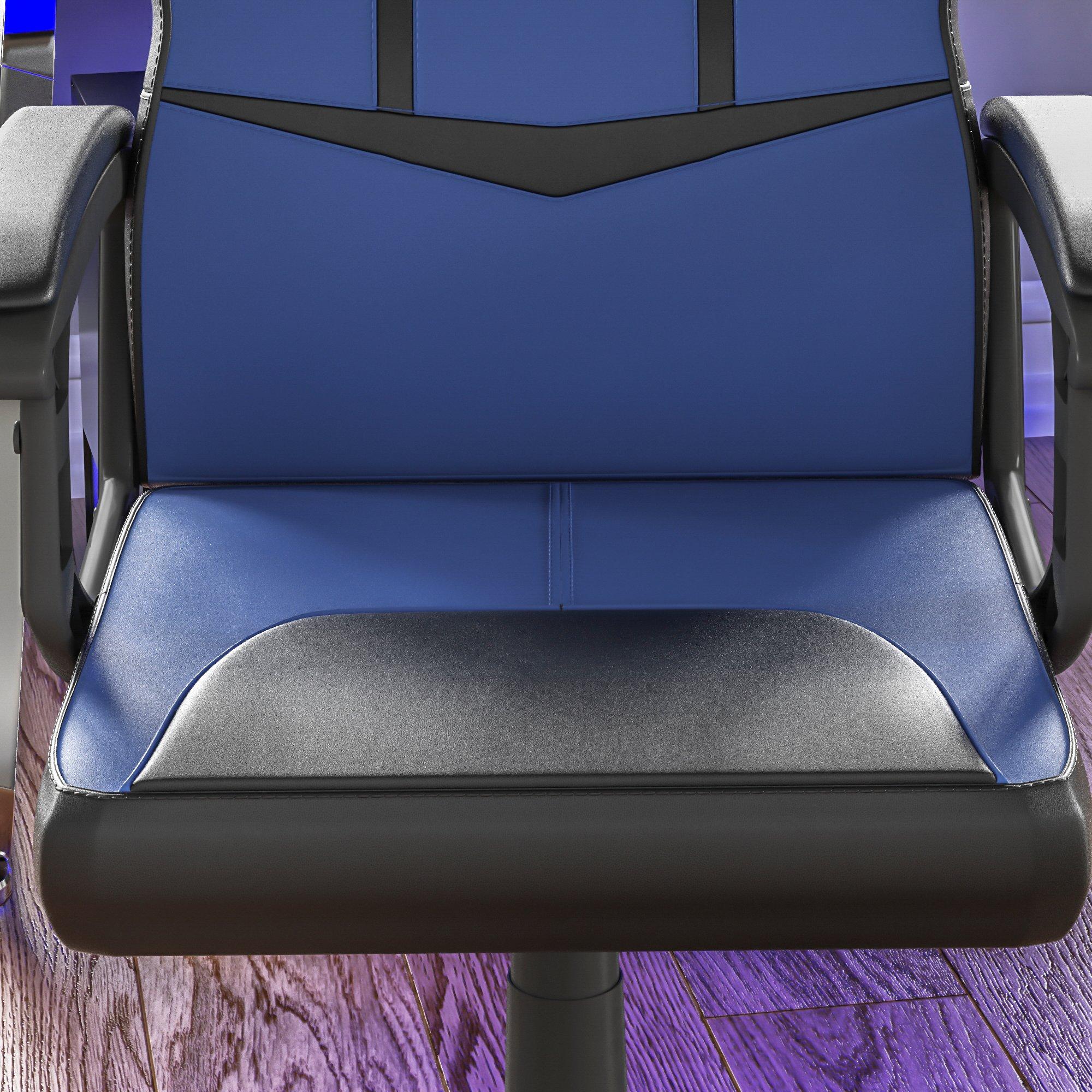 Blue & Black - Lassic - Vida Designs Comet Racing Gaming Chair UKFR - 4