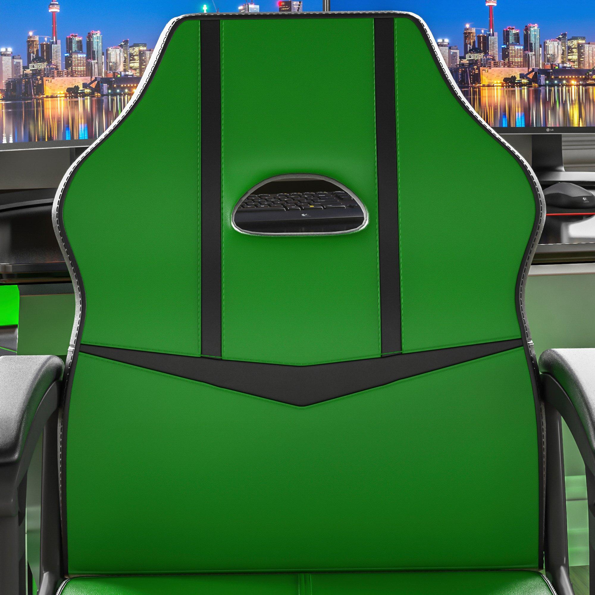 Green & Black - Lassic - Vida Designs Comet Racing Gaming Chair UKFR - 3