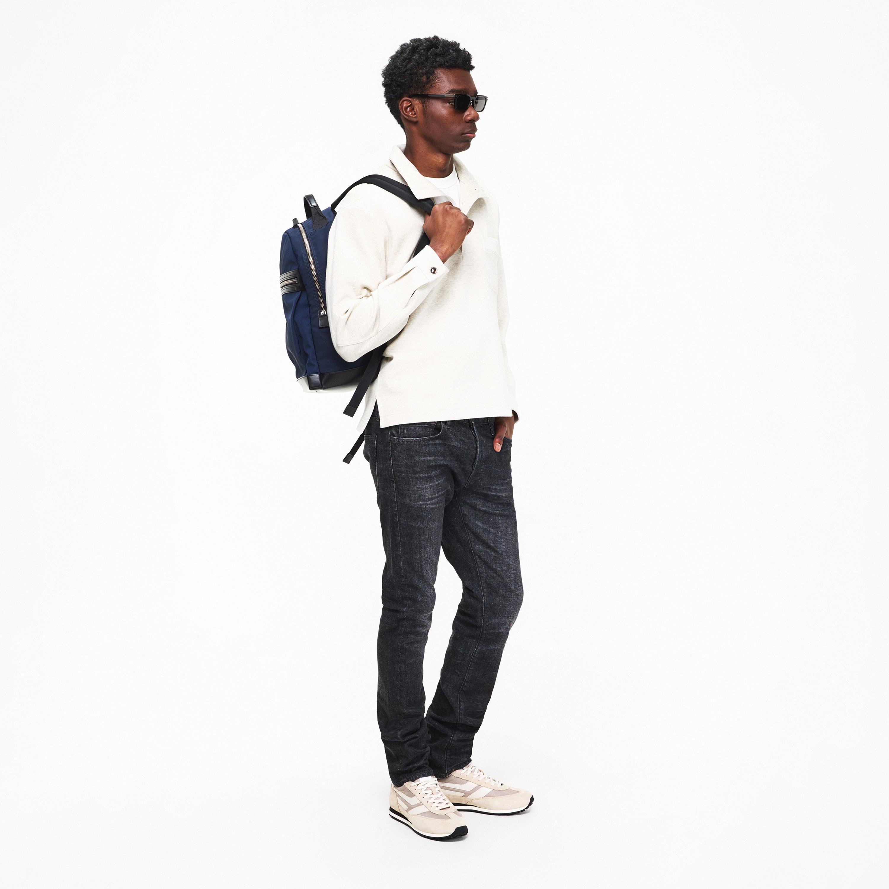 Shiny black - Tom Ford - Men's TFS Miles Wayfarer Sunglasses - 6