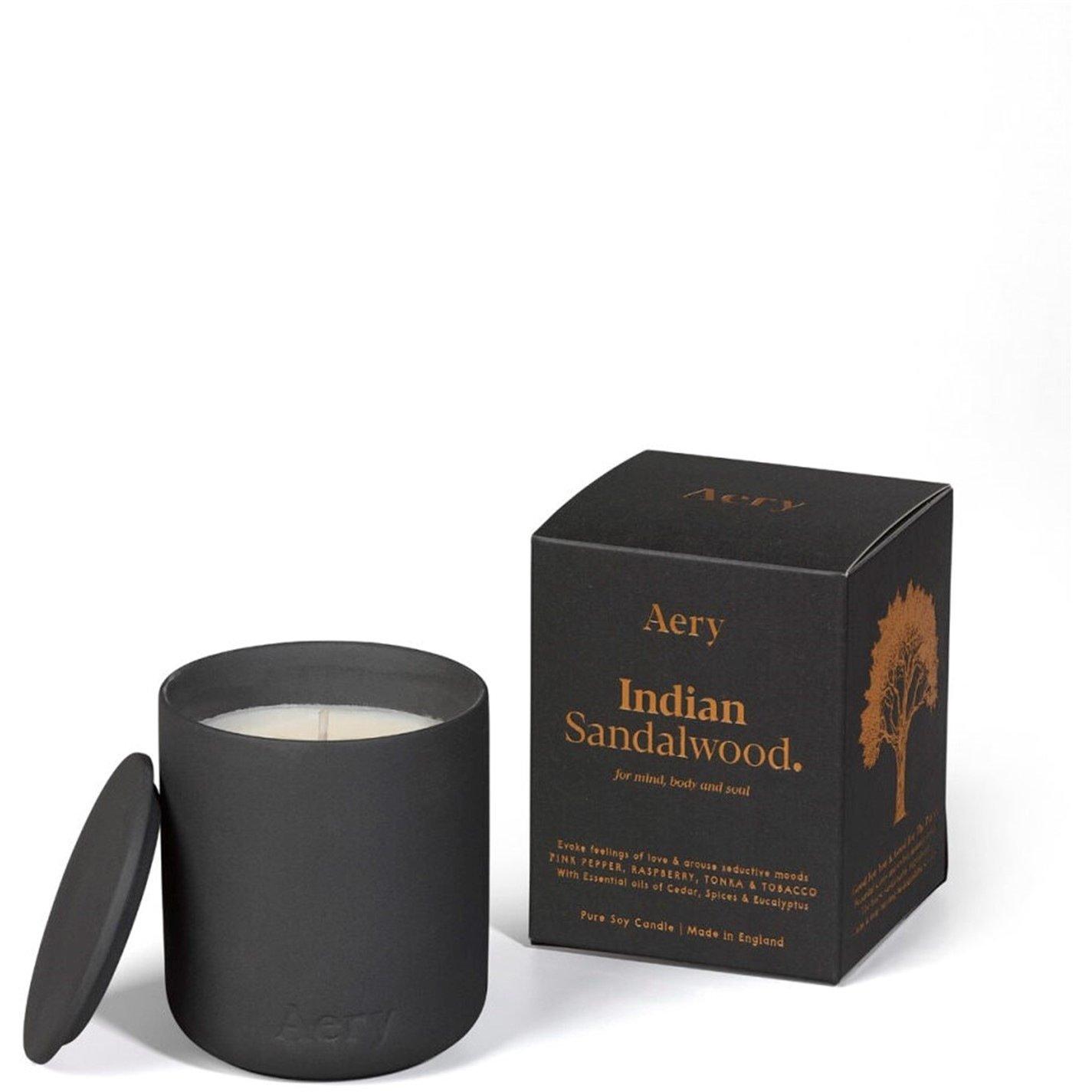 Aery Living  Scented Candle - Indian Sandalwo - Medium