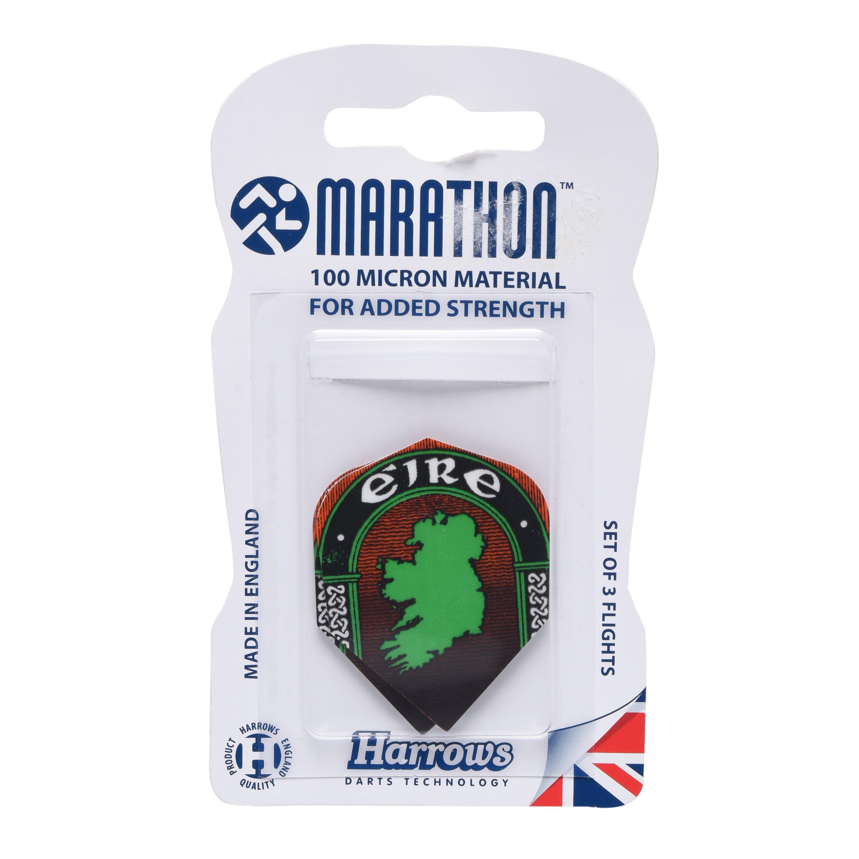 Black/Green - Harrows Darts - Eire Flights