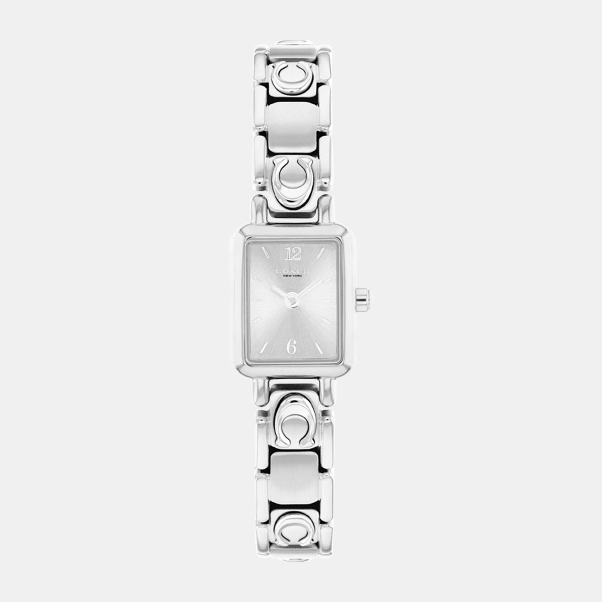 Silver - Coach - Coach Ladies Mara Stainless Steel Bracelet Watch - 1