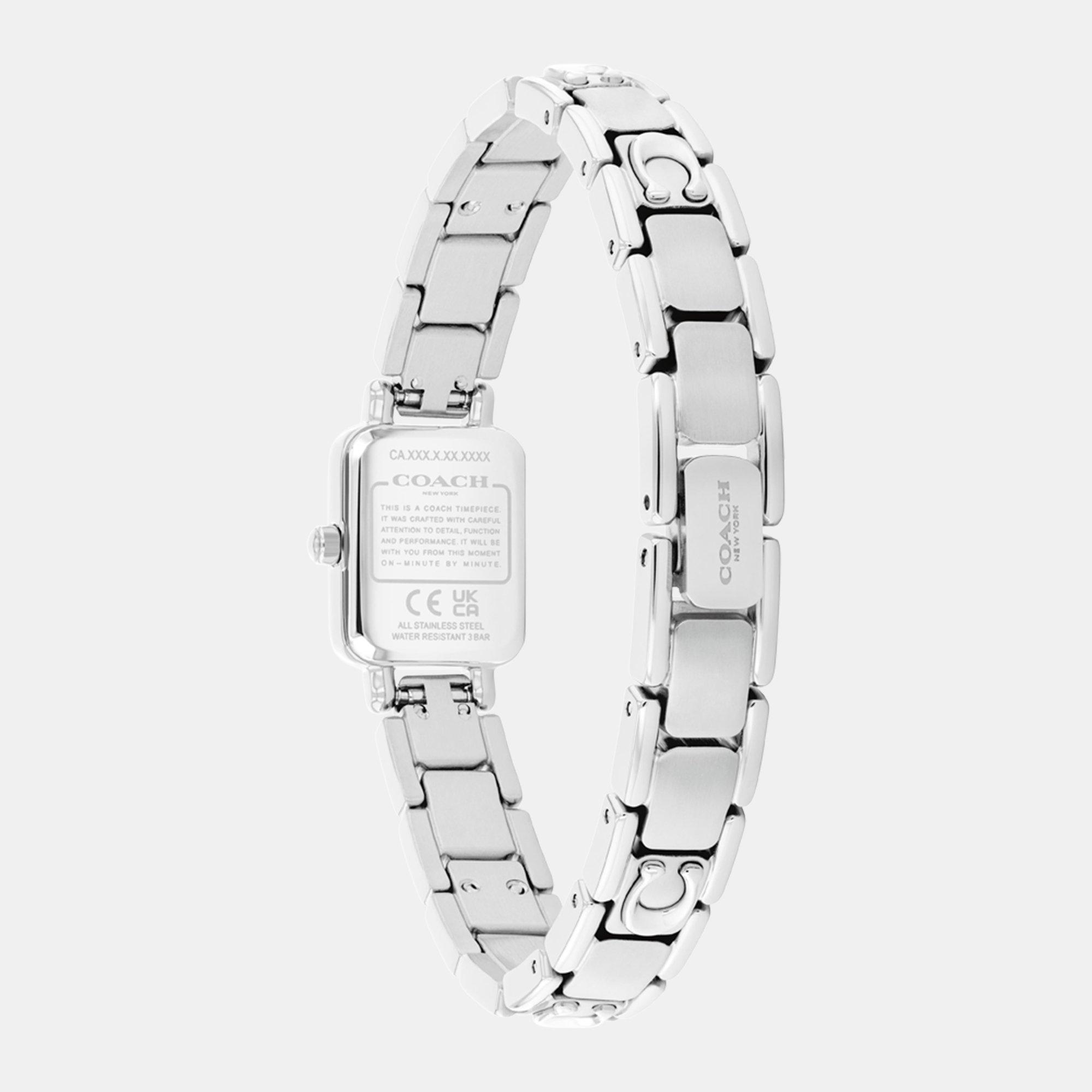 Silver - Coach - Coach Ladies Mara Stainless Steel Bracelet Watch - 3