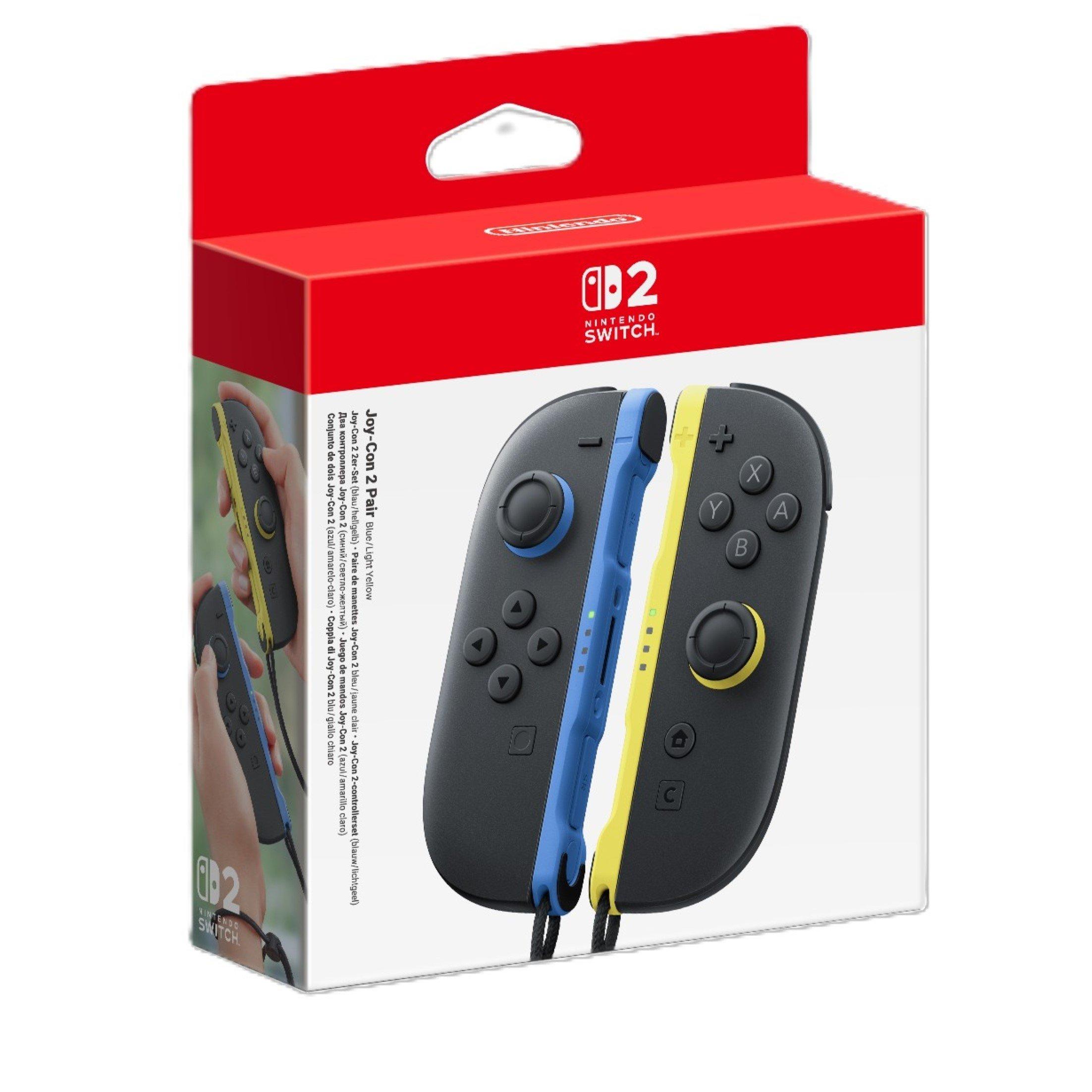 Nintendo Joy-Con 2 Controllers Blue / Yellow | Sports Direct