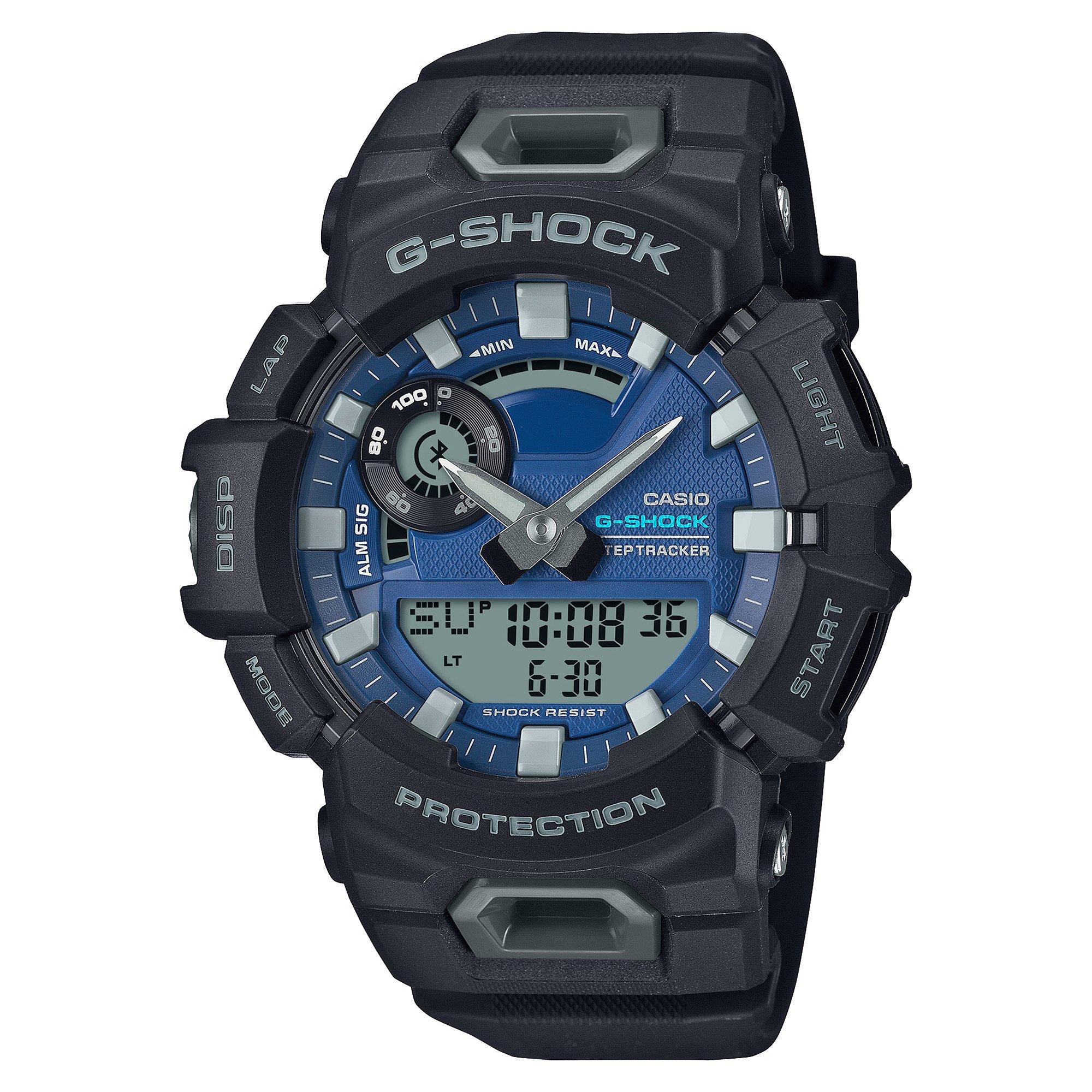 Blue/Black - G Shock - Men's Casio Squad Step Digital Watch - 1