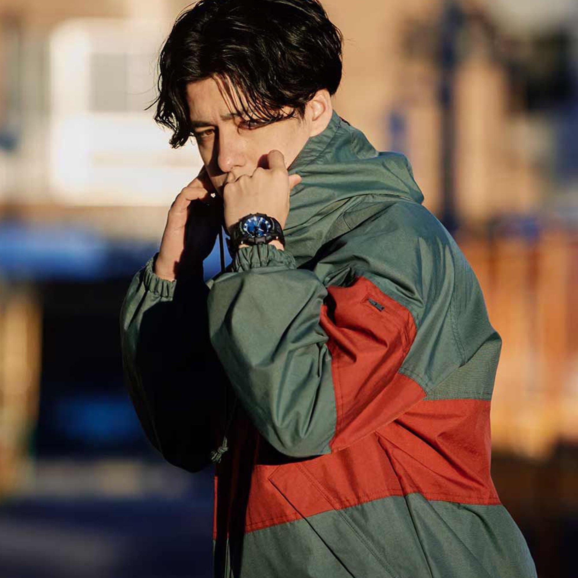 Blue/Black - G Shock - Men's Casio Squad Step Digital Watch - 4