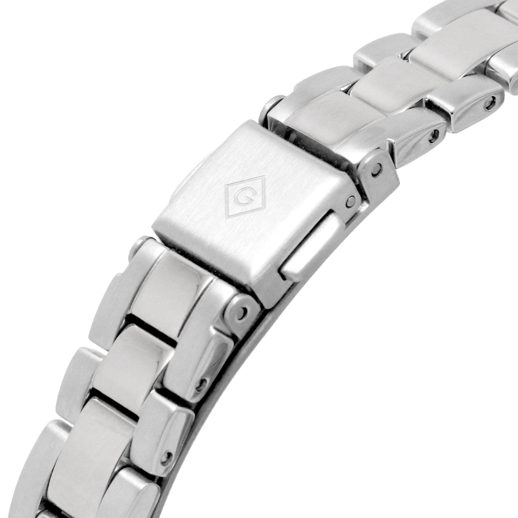 Zilver/Wit - Gant - Park Avenue 28 White-Metal Watch Stainless Steel Watch - 3