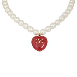 Valentino Garavani VG Heart Ncklace Ld51