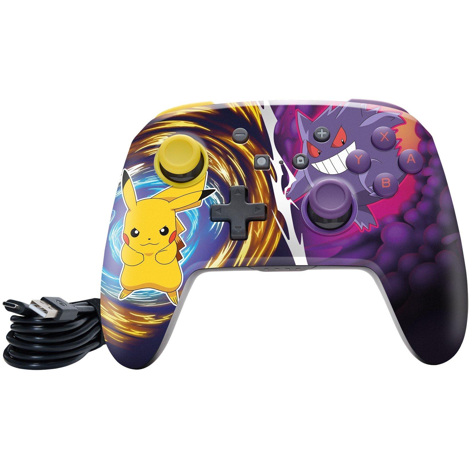 Pikachu Gengar - PowerA - Wireless Nintendo Switch Pikachu vs. Gengar Controller - 7