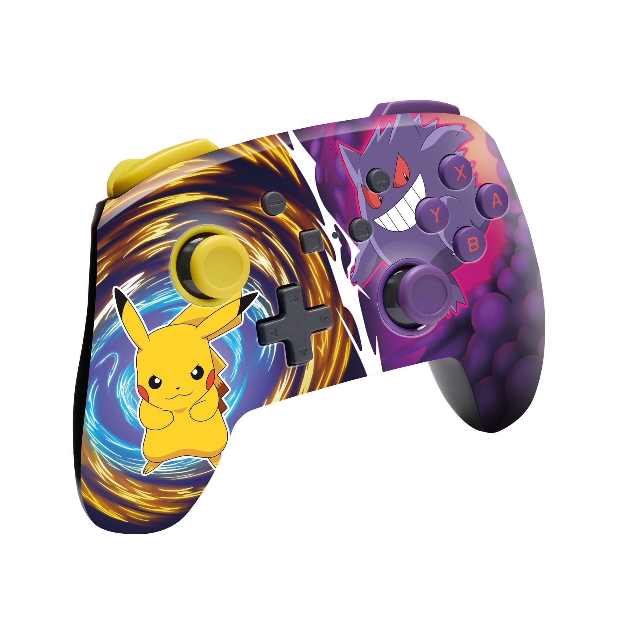 Pikachu Gengar - PowerA - Wireless Nintendo Switch Pikachu vs. Gengar Controller - 8