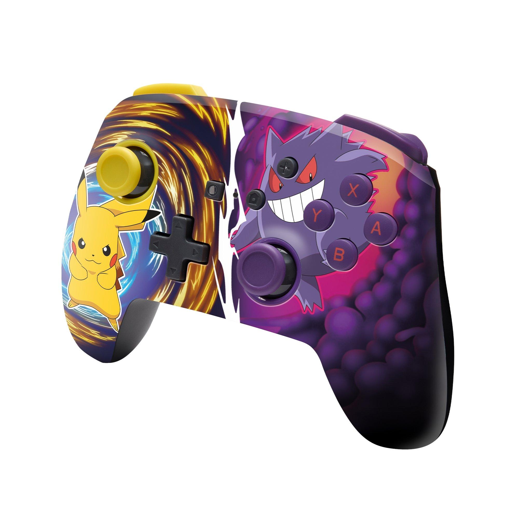 Pikachu Gengar - PowerA - Wireless Nintendo Switch Pikachu vs. Gengar Controller - 9