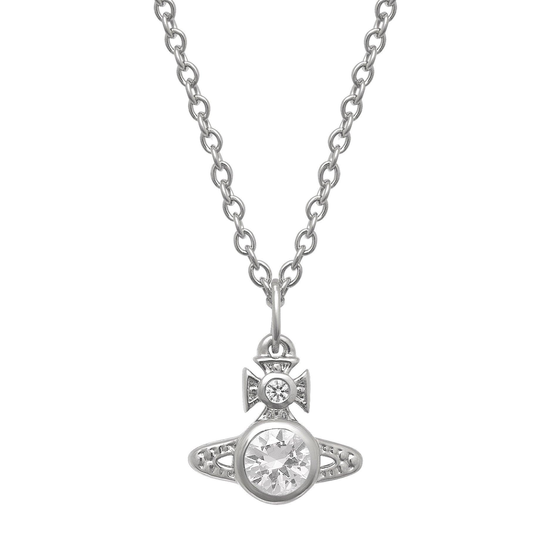 PLATINUM/WHITE - Vivienne Westwood - Viv LONDON ORB PENDA Ld62