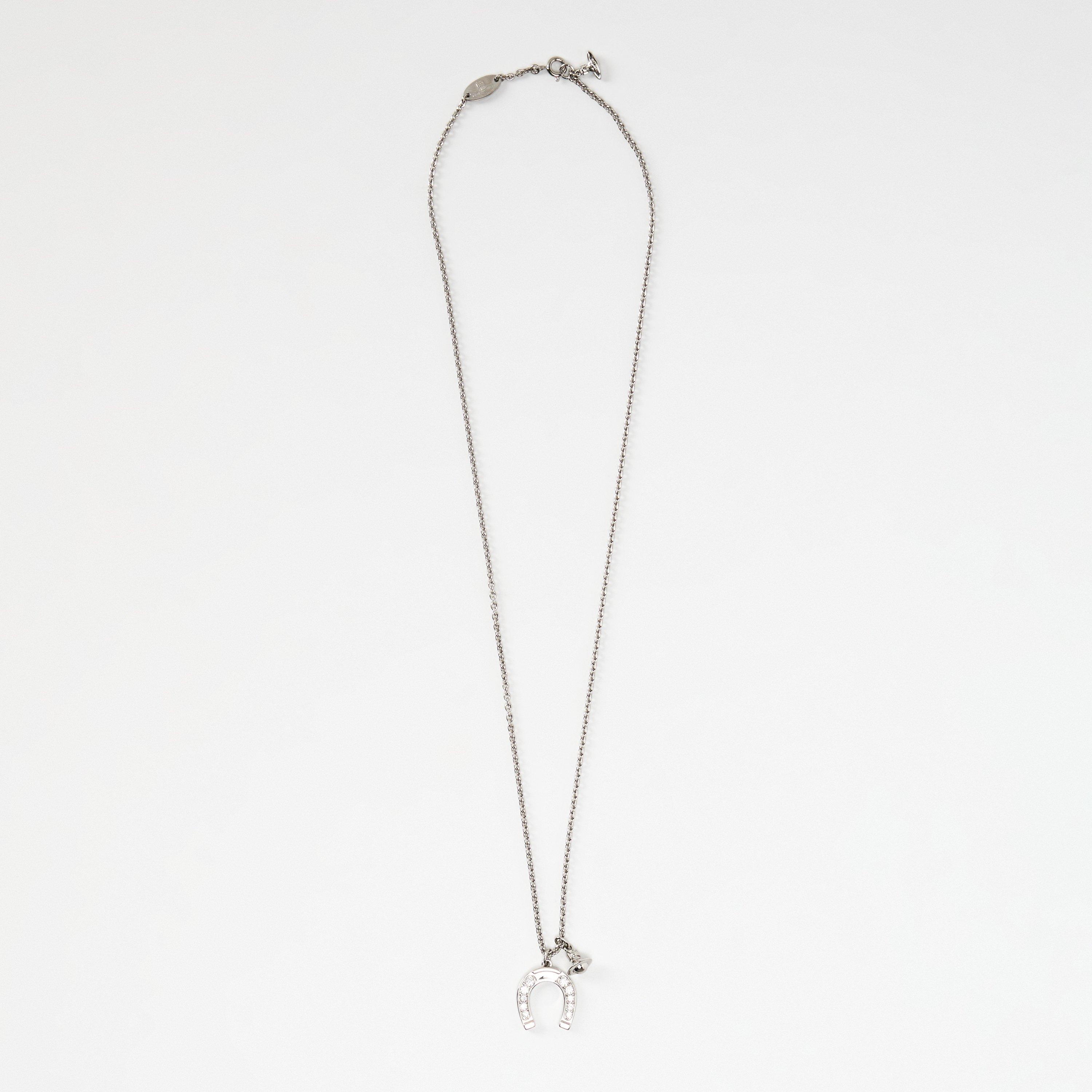 Platinum/White - Vivienne Westwood - Men's Viv Horace Pendant Necklace - 2