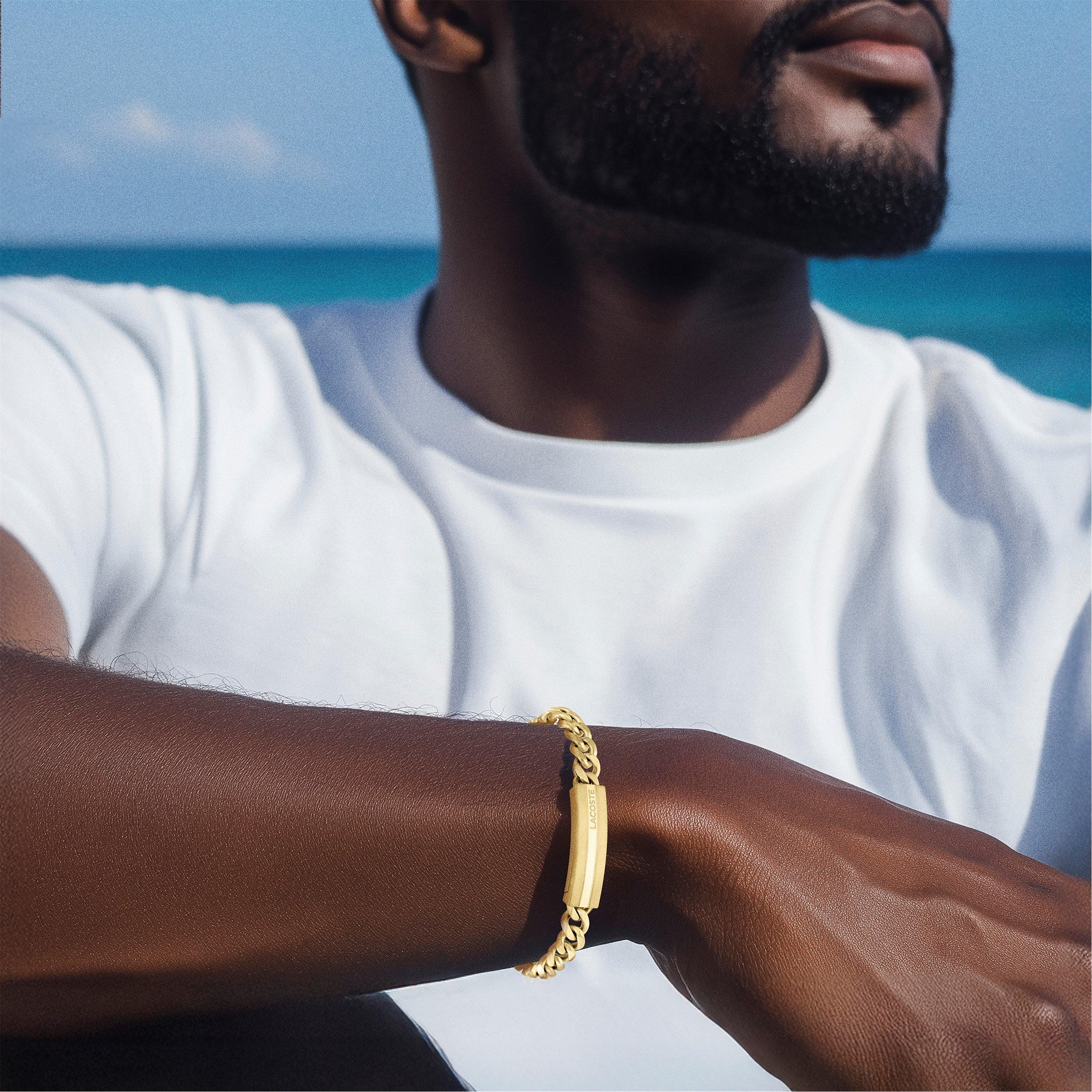 Goud - Lacoste - Mens Adventurer Gold IP Bracelet - 2