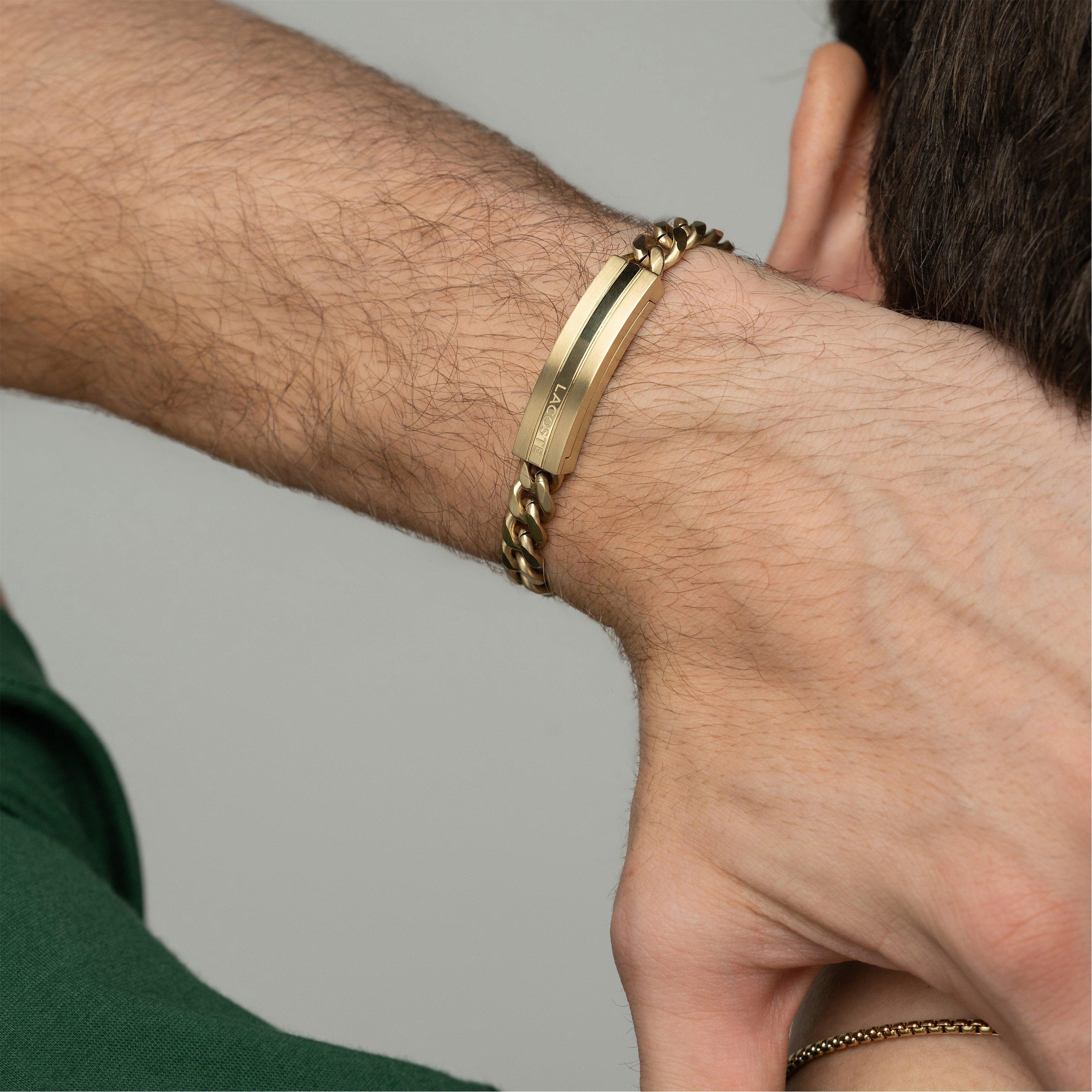 Goud - Lacoste - Mens Adventurer Gold IP Bracelet - 3
