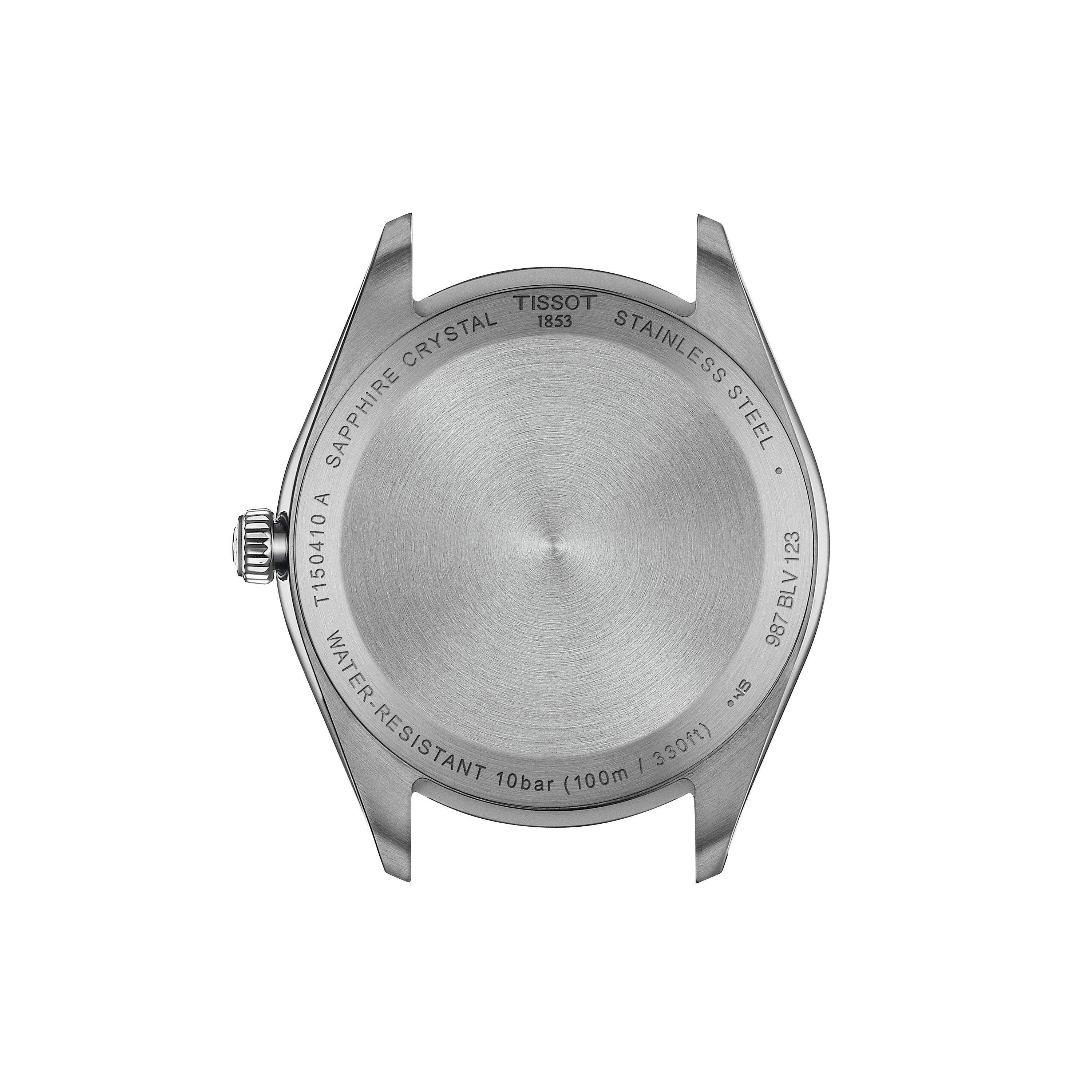 Green/Steel - Tissot - Men's PR100 Quartz Analogue Watch - 4