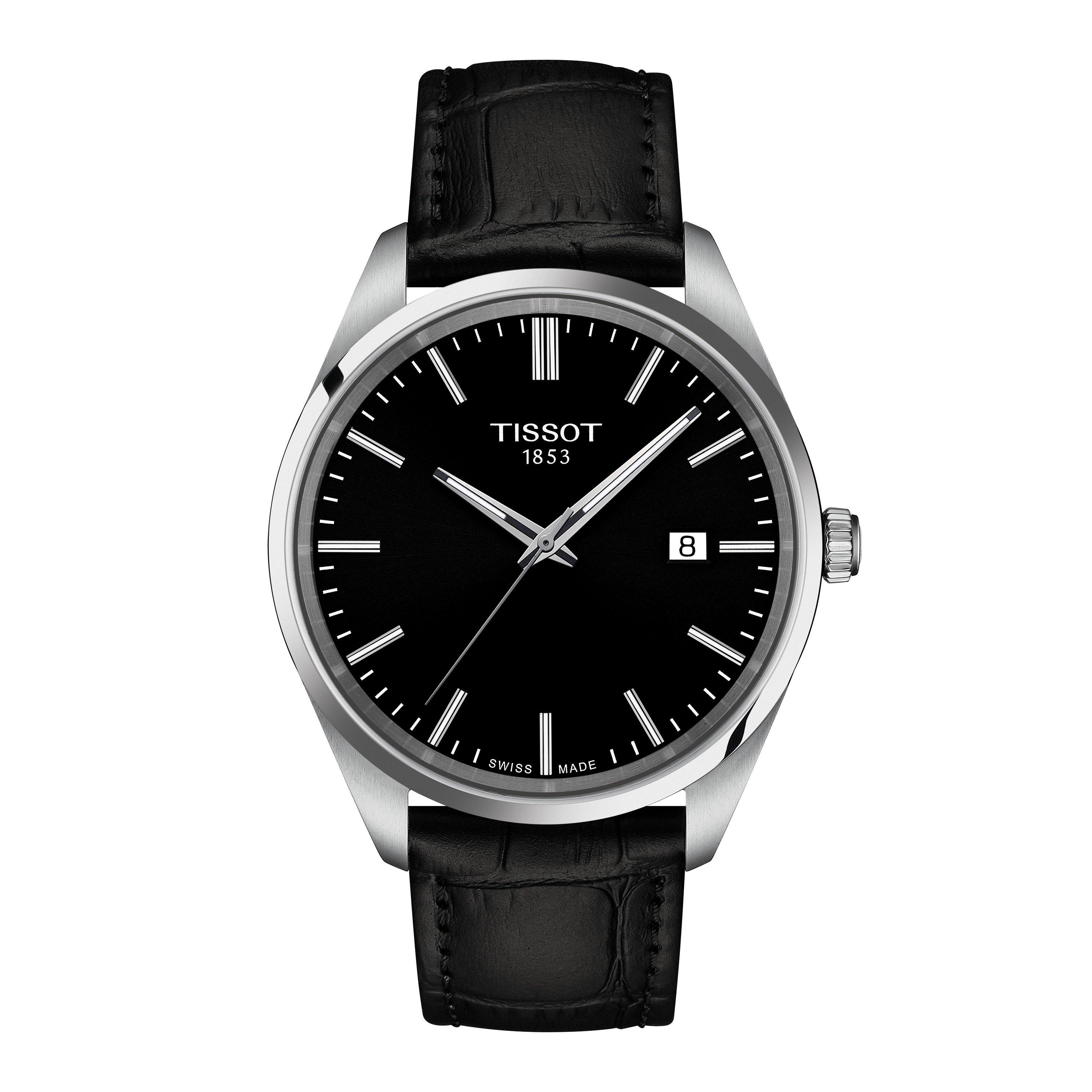 Tissot Men's PR100 Quartz Analogue Watch - Black/Black - Size 40mm